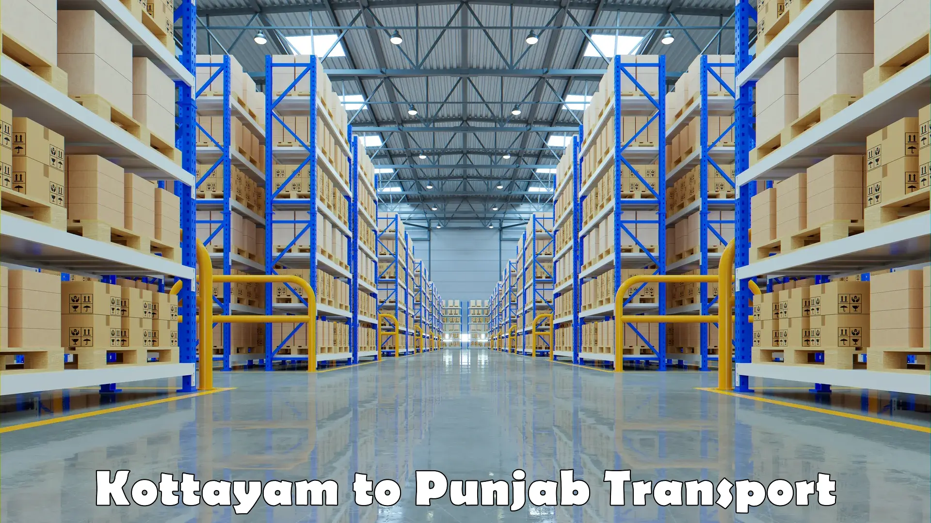 All India transport service Kottayam to Guru Nanak Dev University Amritsar
