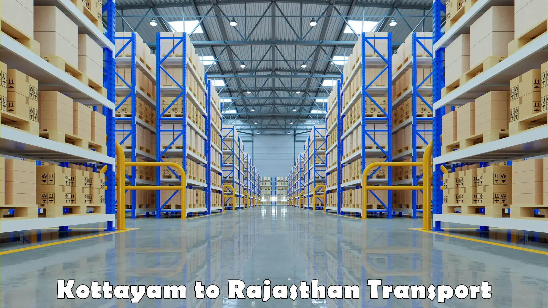 Door to door transport services Kottayam to Rajgarh Rajasthan