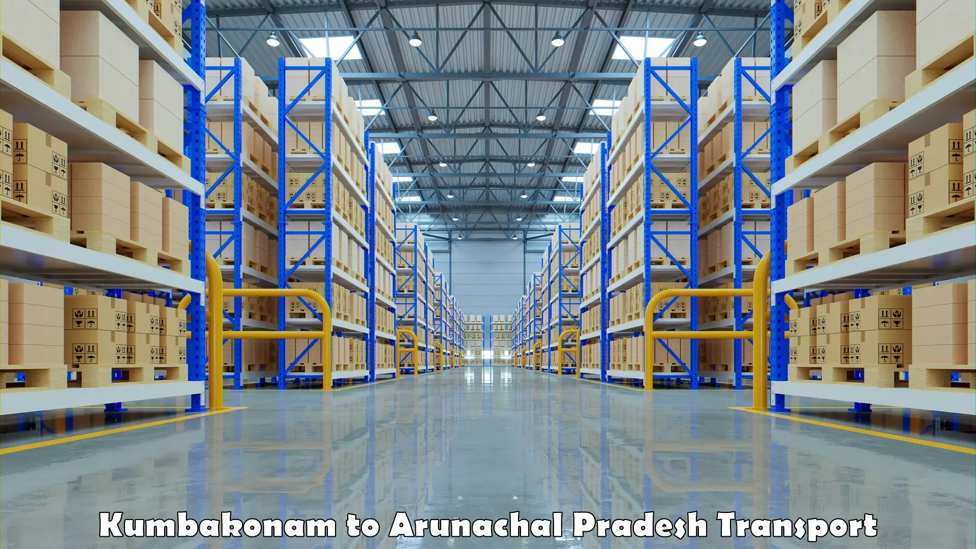 International cargo transportation services Kumbakonam to Arunachal Pradesh