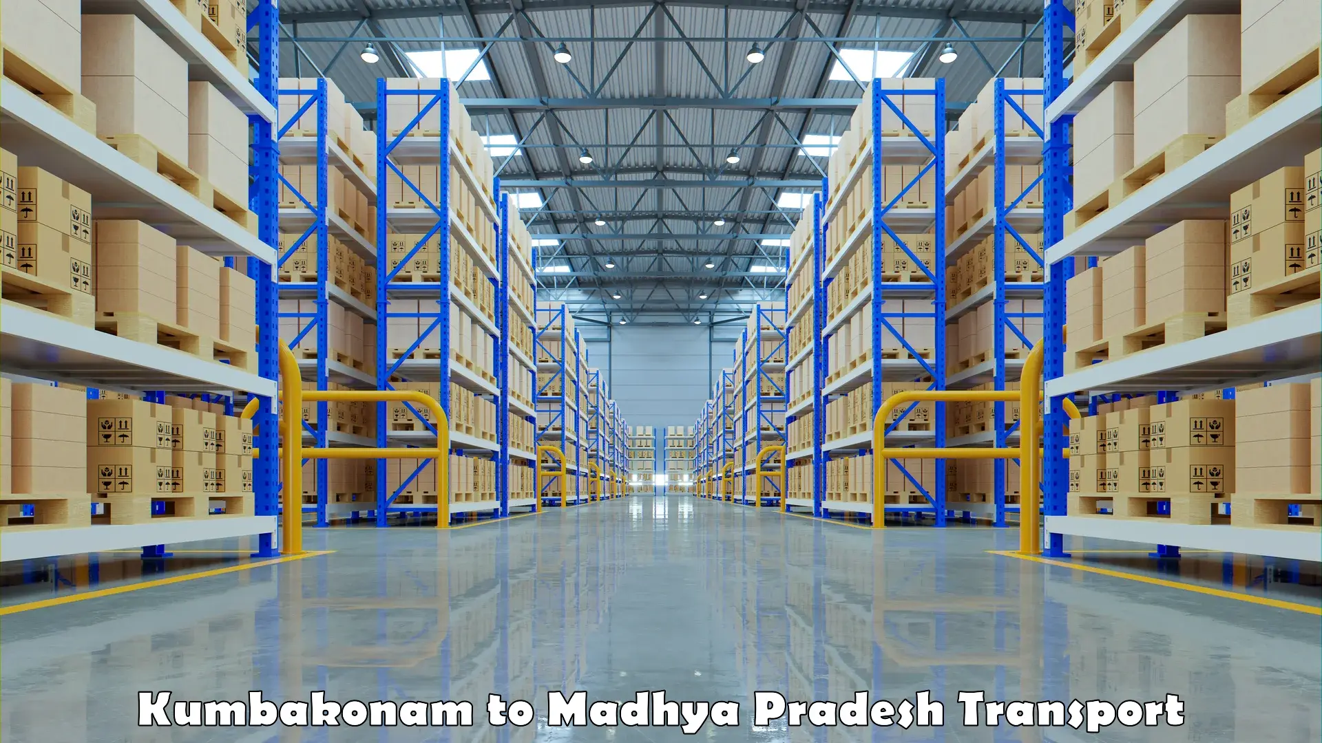 Online transport booking Kumbakonam to Madhya Pradesh
