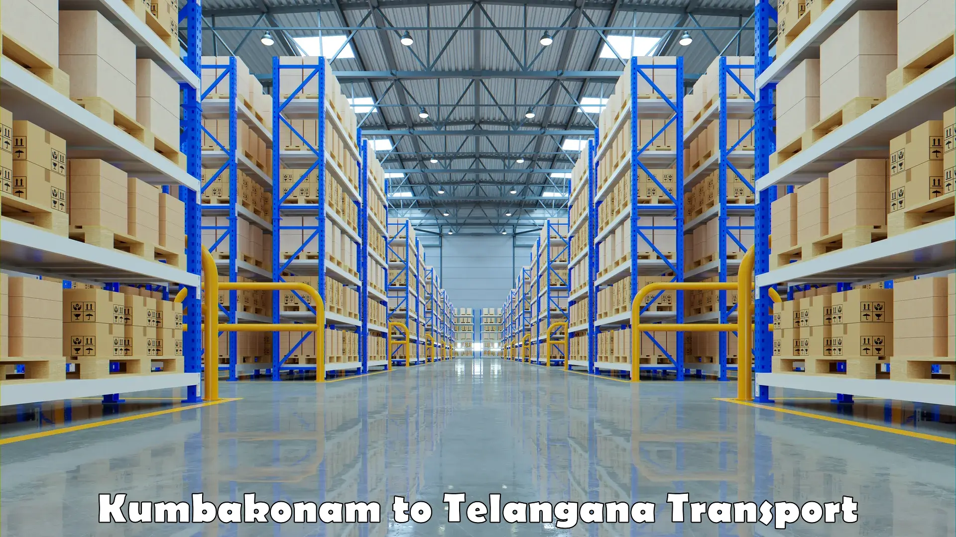 Vehicle transport services in Kumbakonam to Telangana
