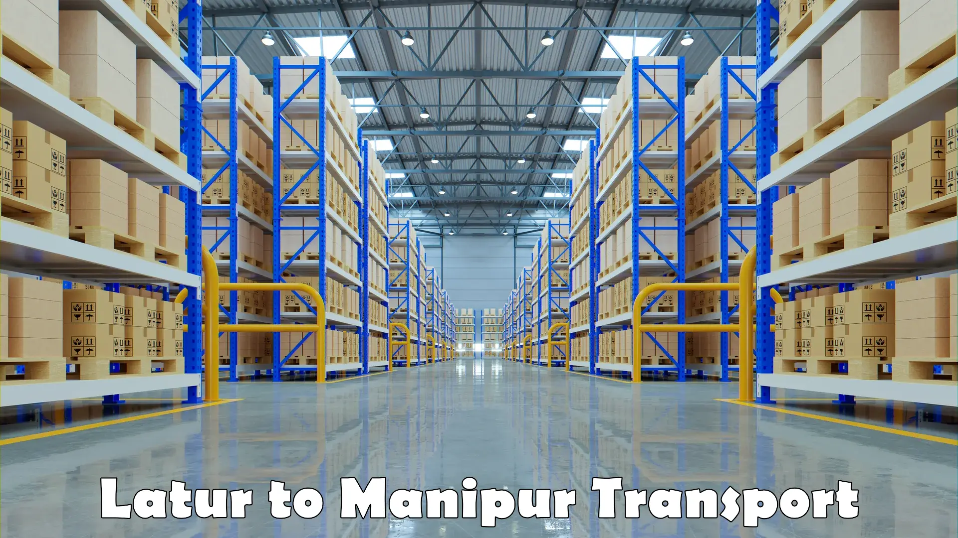 Package delivery services Latur to Manipur