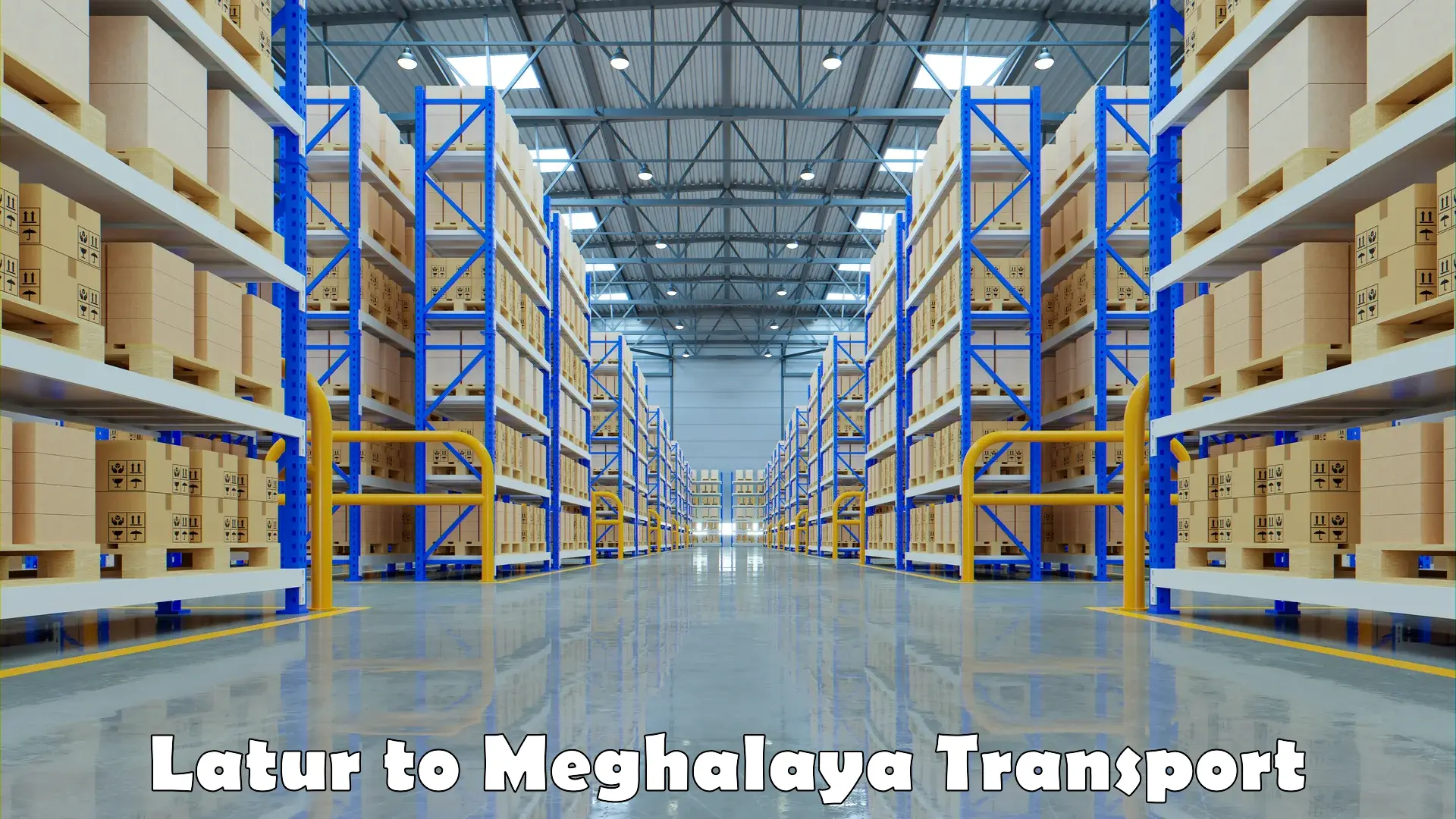 India truck logistics services Latur to Meghalaya