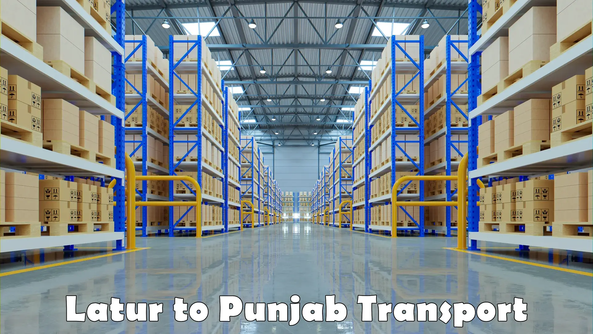 Pick up transport service Latur to Punjab