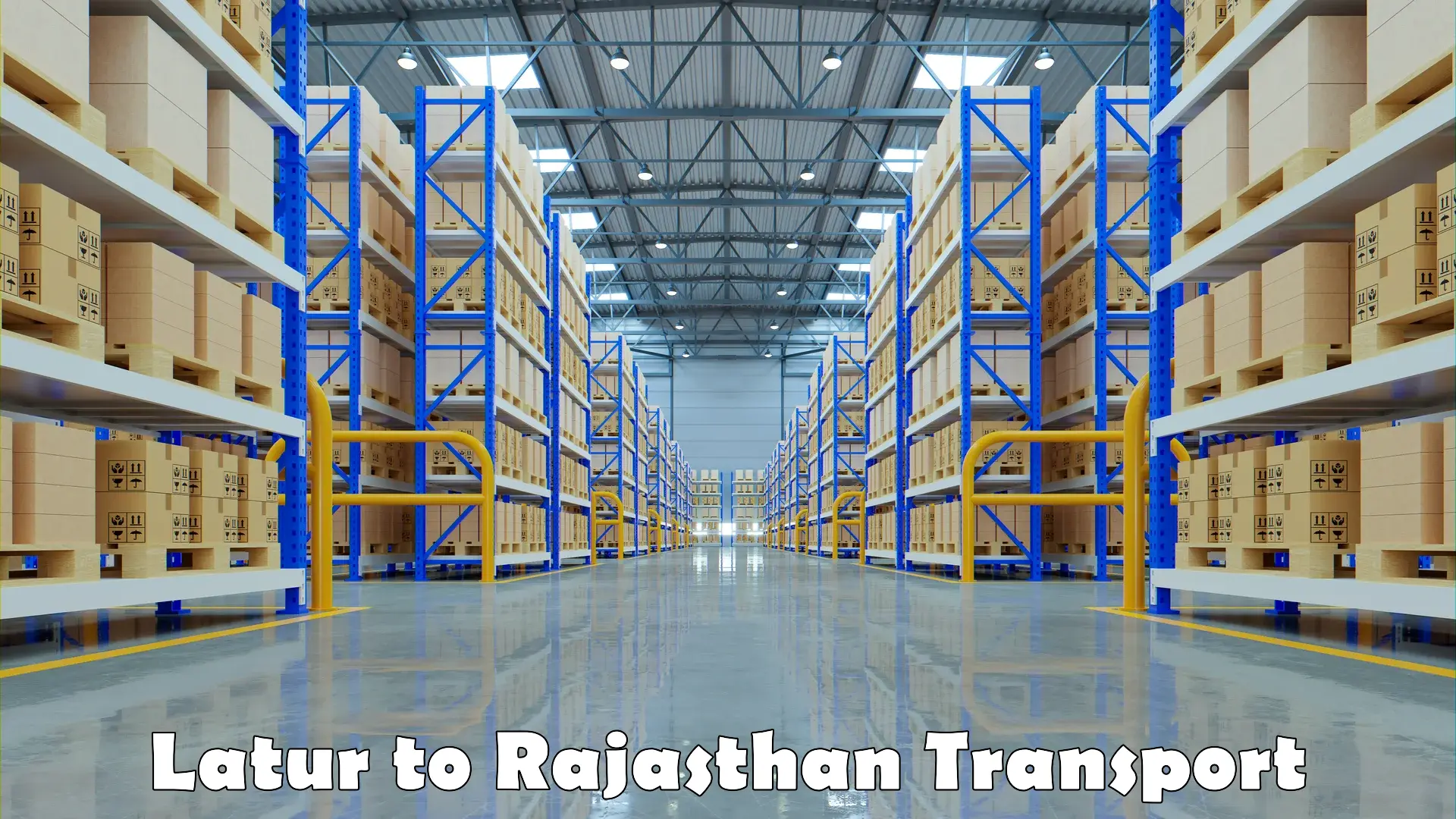 Air cargo transport services Latur to Rajasthan