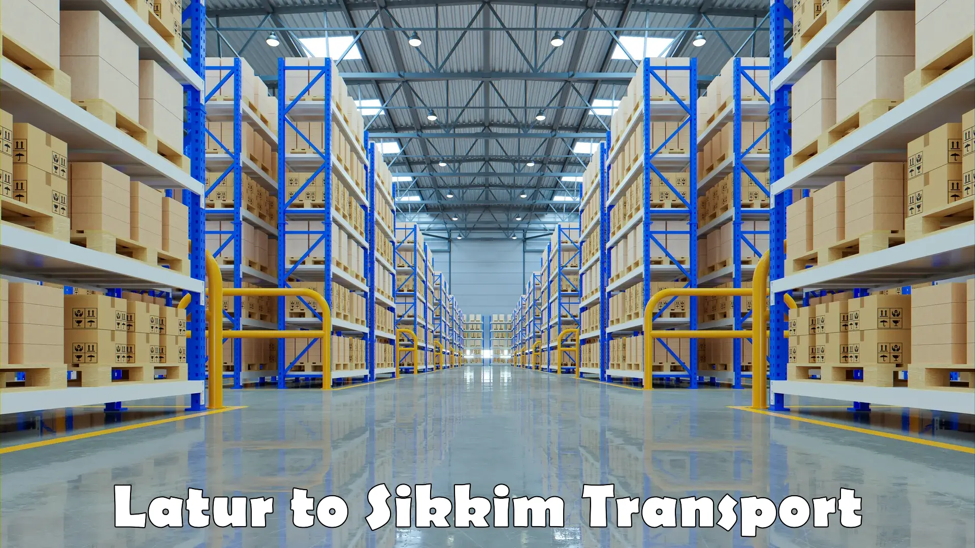 India truck logistics services Latur to Sikkim