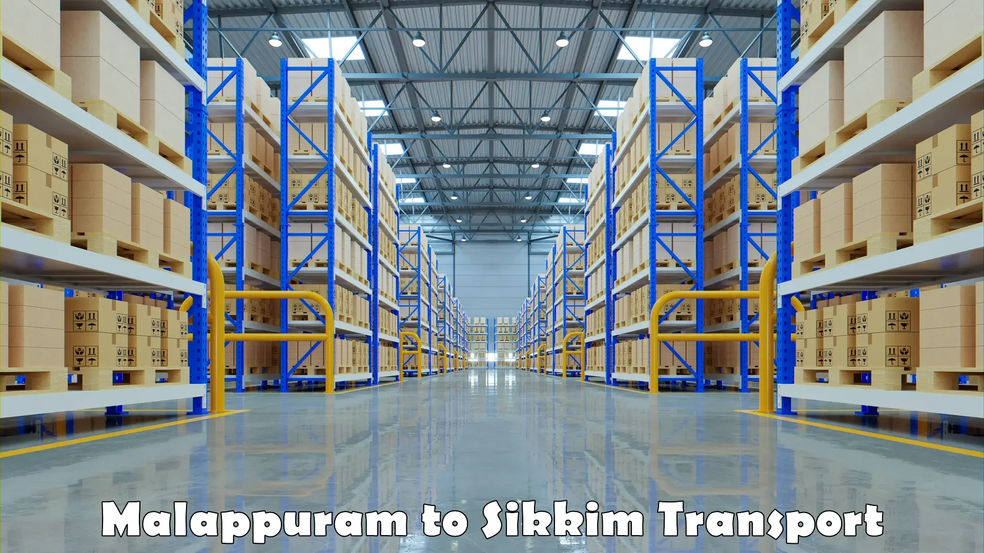 Goods transport services in Malappuram to East Sikkim