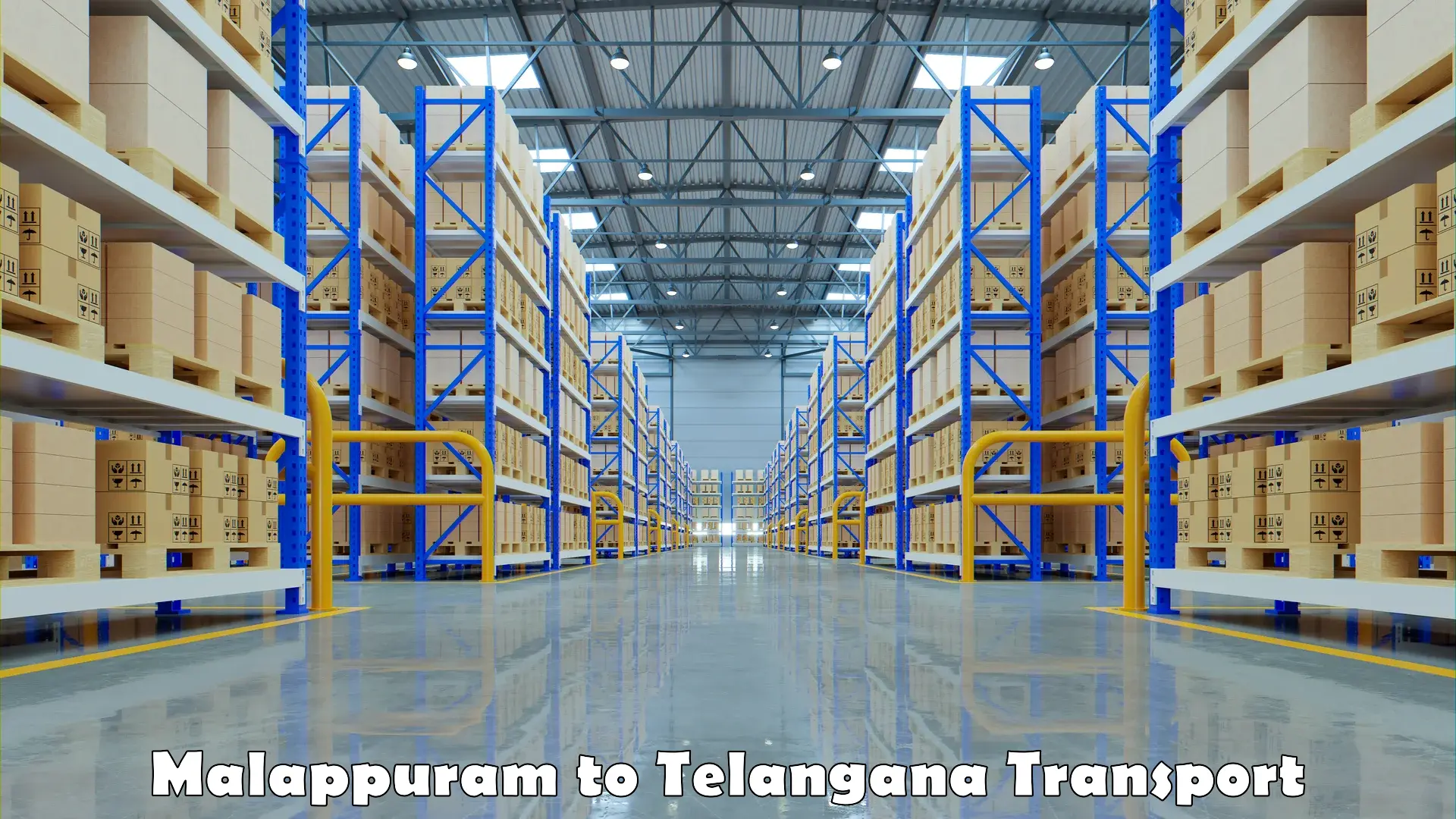 Two wheeler parcel service Malappuram to Telangana