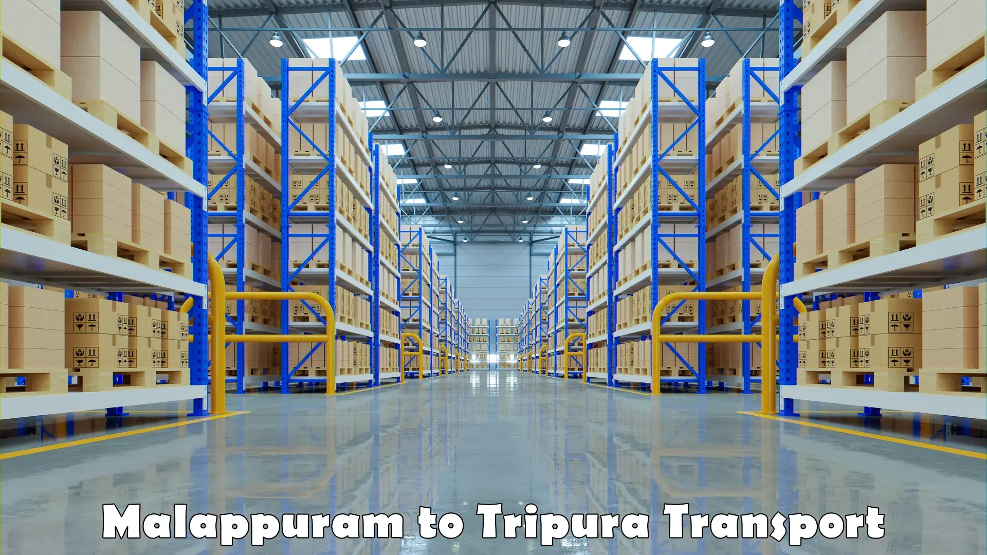 Shipping services Malappuram to Tripura