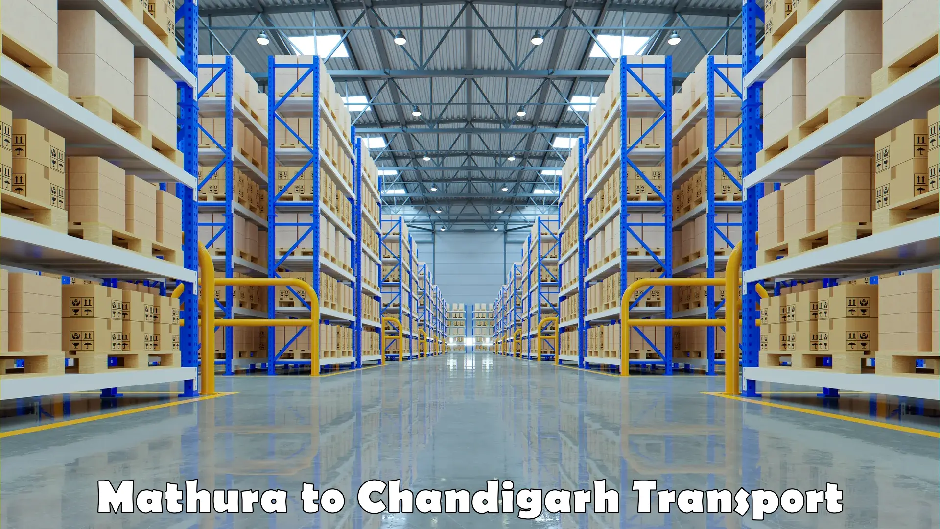 Two wheeler transport services Mathura to Chandigarh