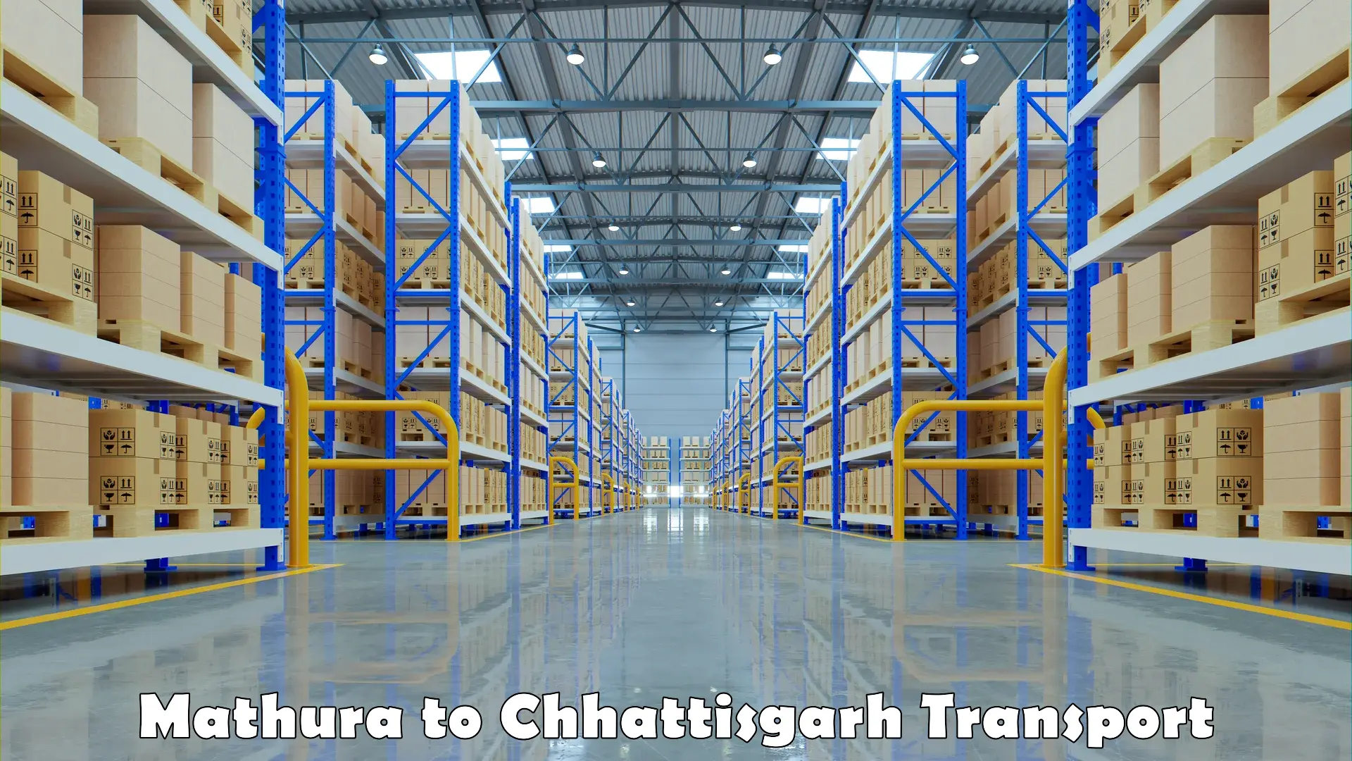 Vehicle transport services Mathura to Bastar