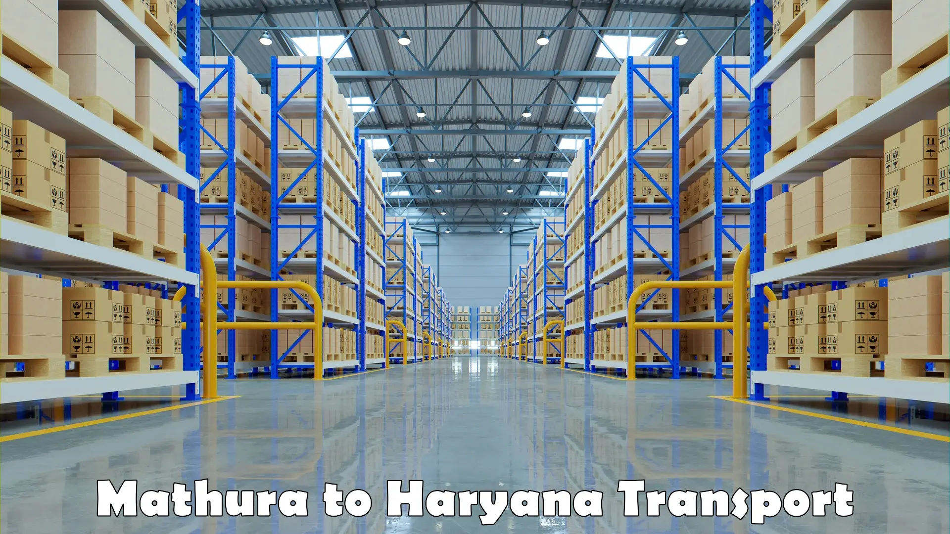 Goods transport services Mathura to Mahendragarh