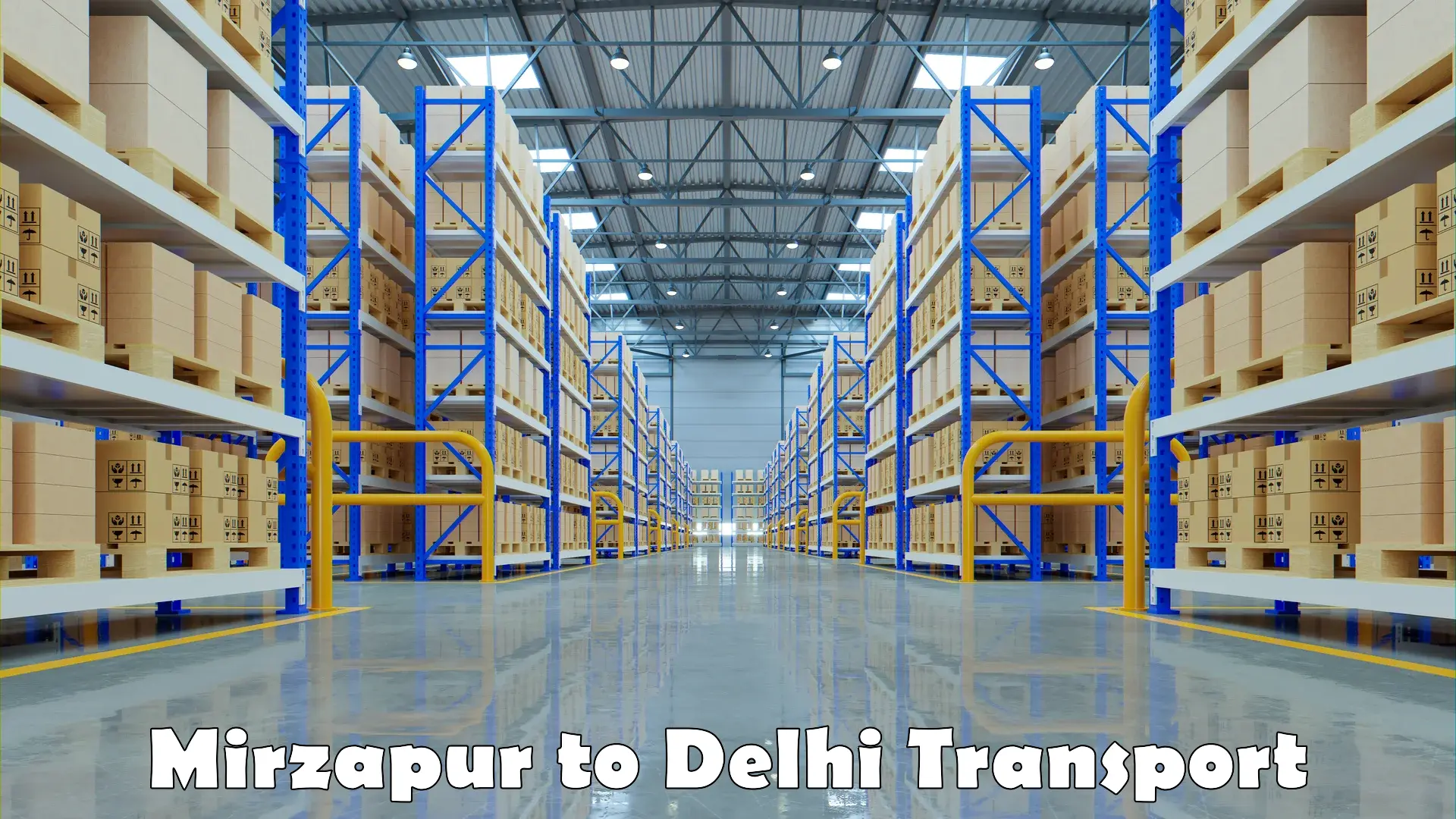 Road transport online services Mirzapur to Jhilmil