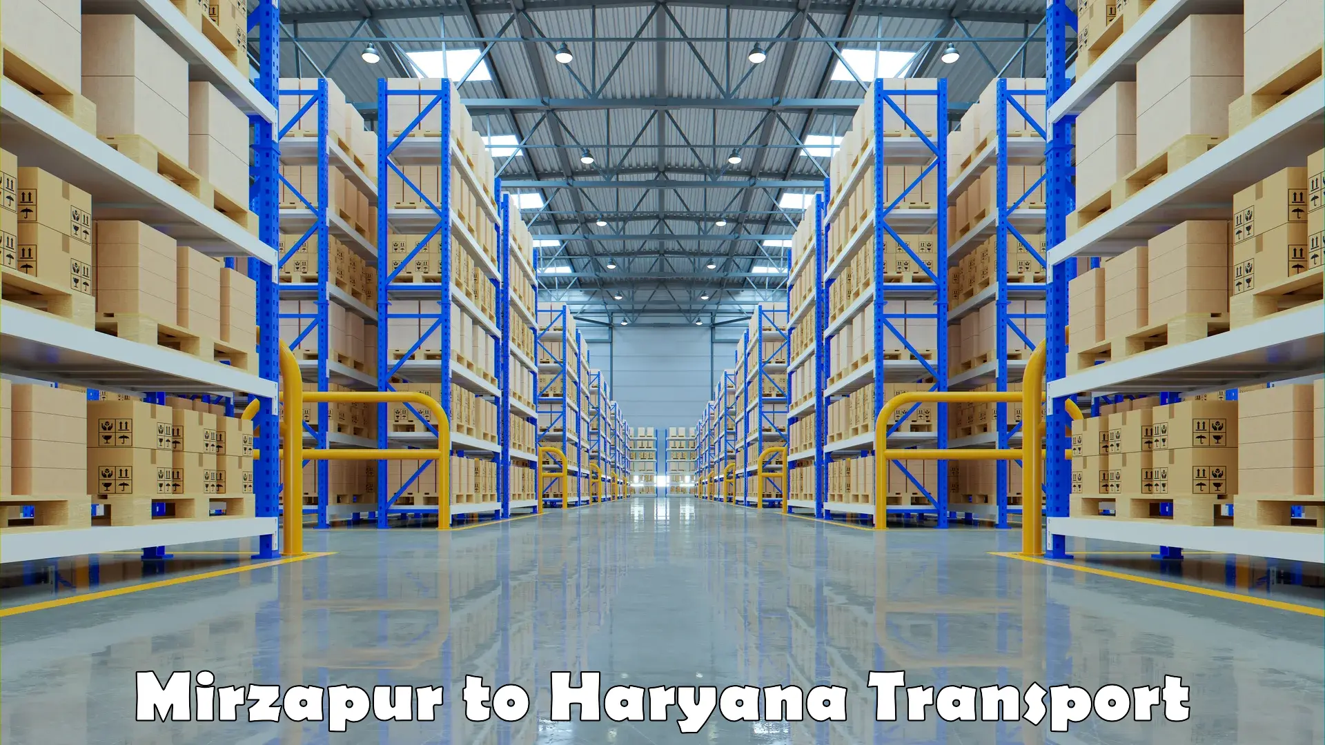 Interstate transport services Mirzapur to Haryana