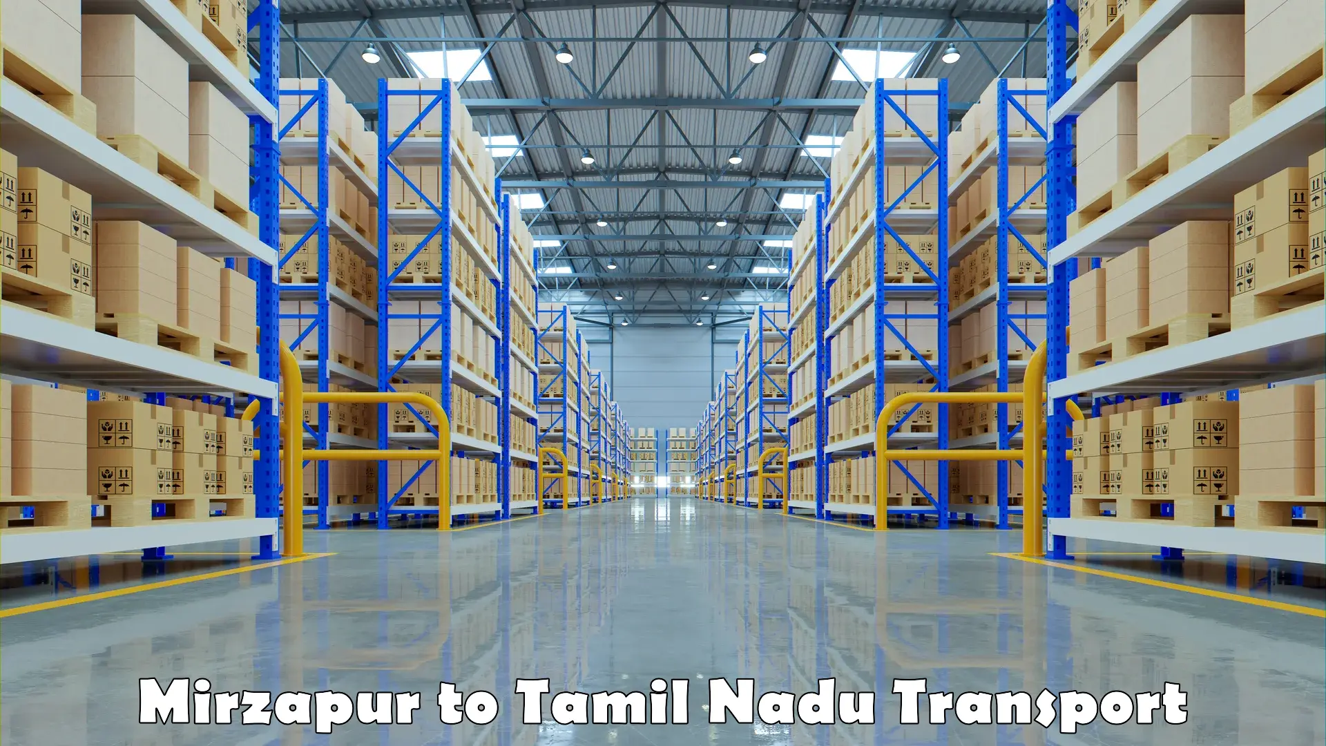 Vehicle transport services Mirzapur to Tamil Nadu