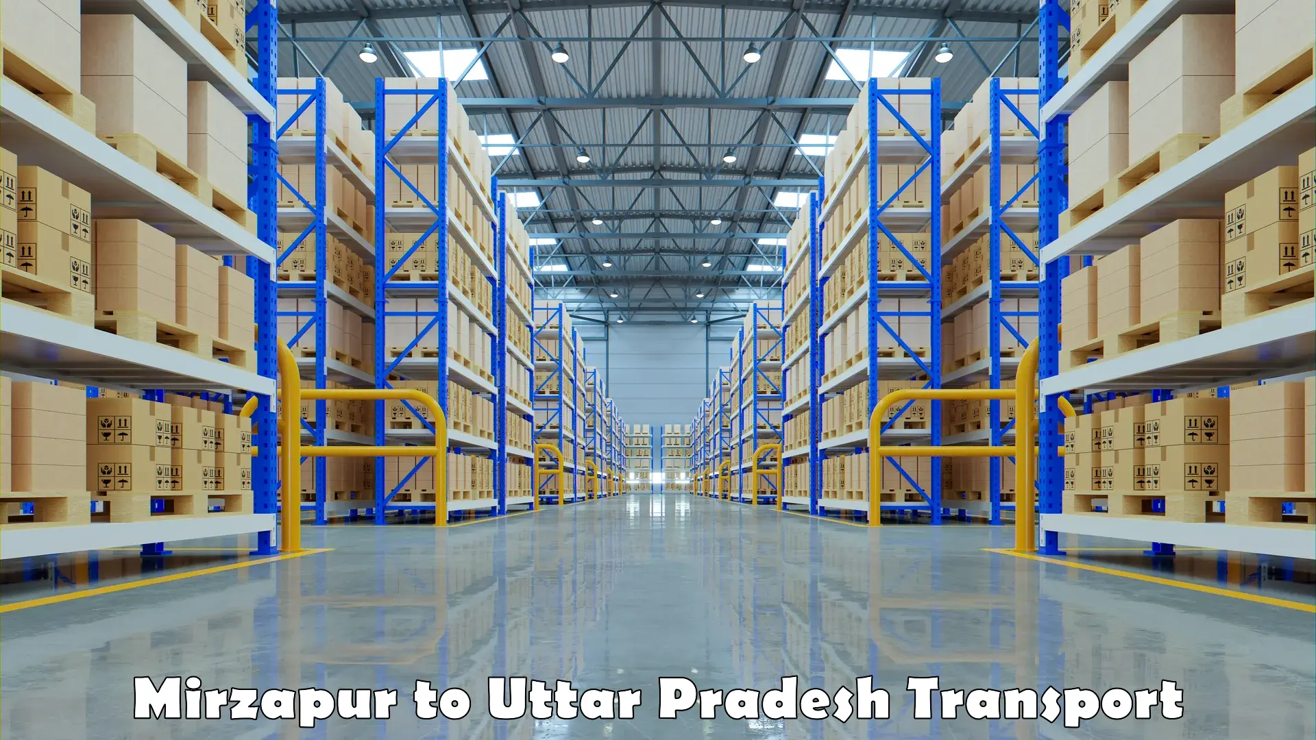 Air freight transport services Mirzapur to Uttar Pradesh