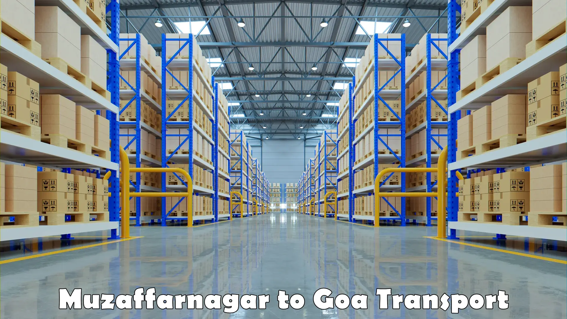 Cargo transport services Muzaffarnagar to Panjim