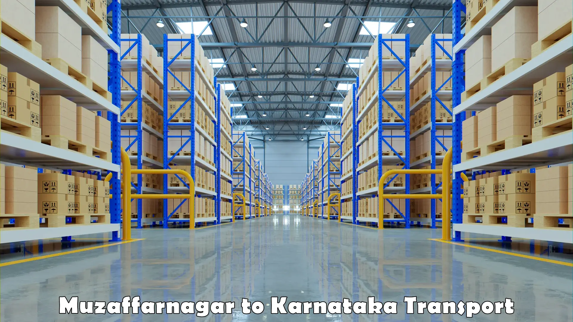 Interstate goods transport Muzaffarnagar to Karnataka
