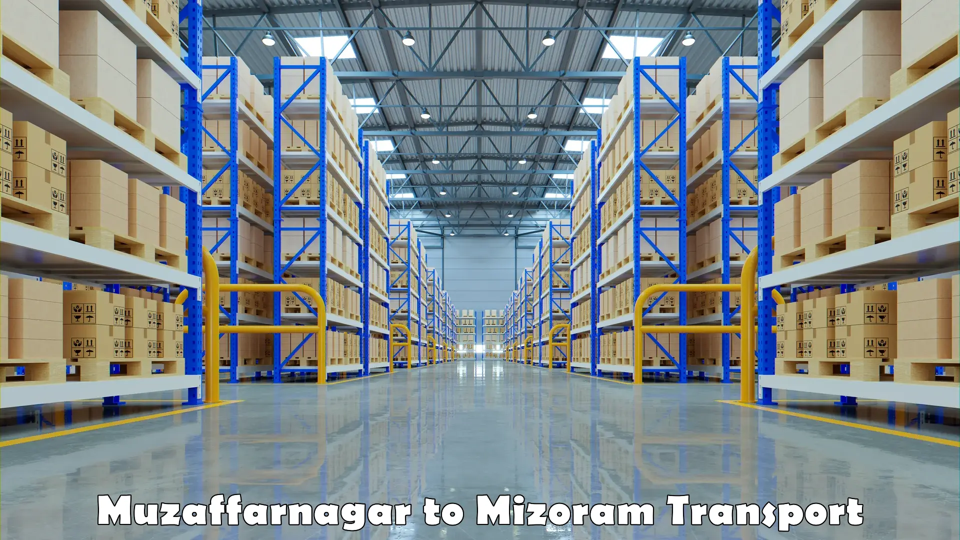 India truck logistics services Muzaffarnagar to Mamit