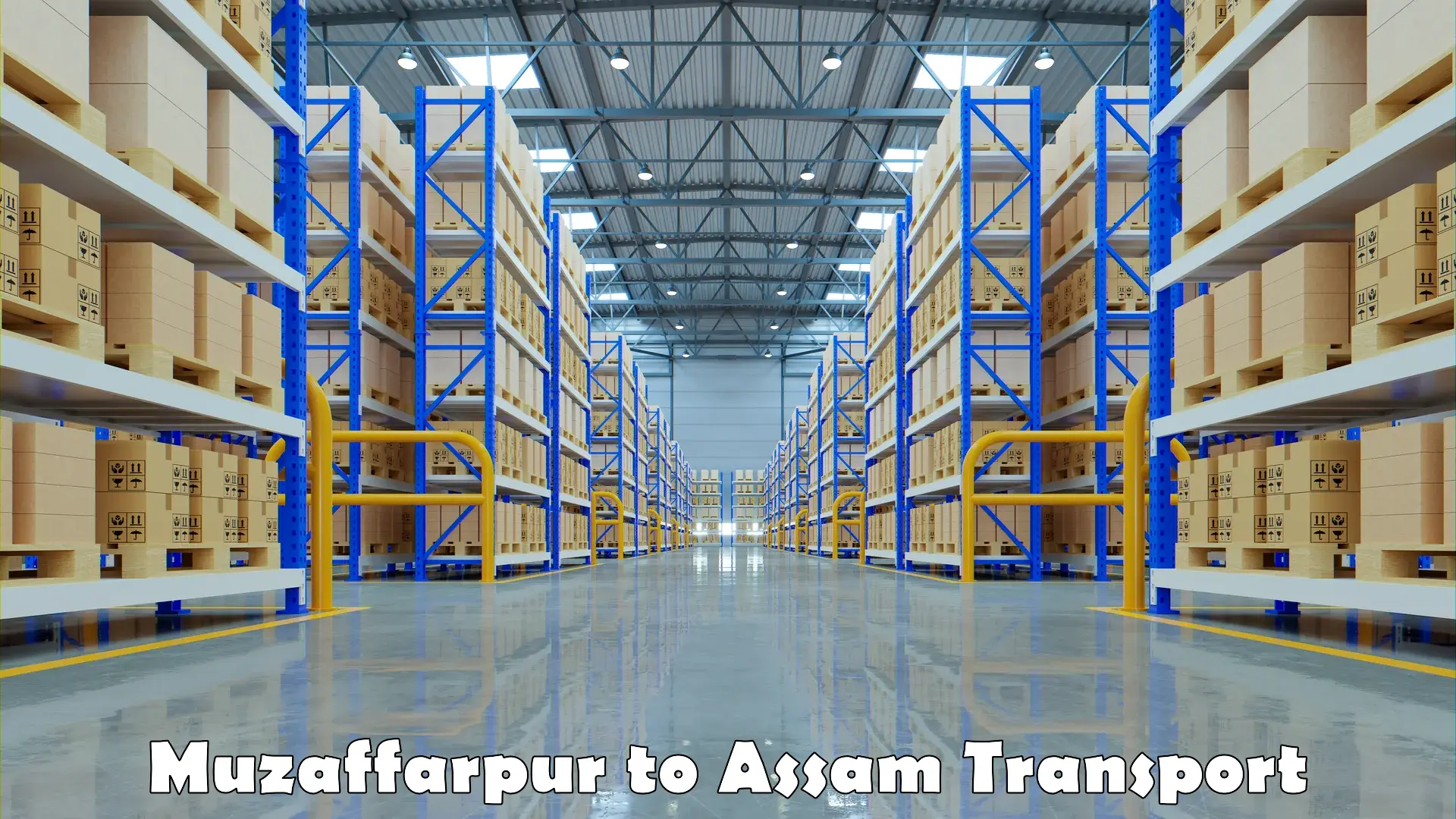 Intercity goods transport Muzaffarpur to Assam