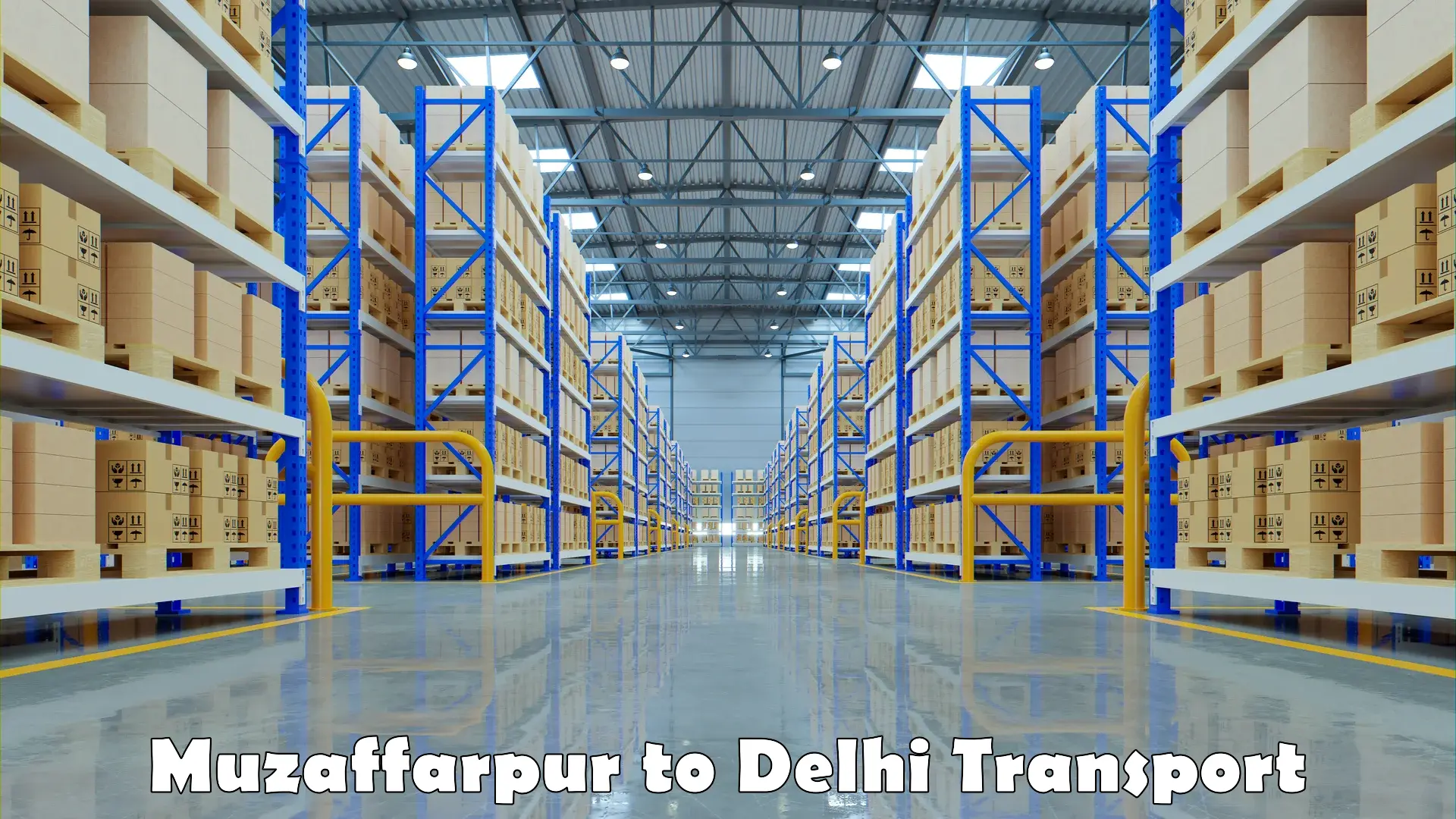 Package delivery services Muzaffarpur to Delhi