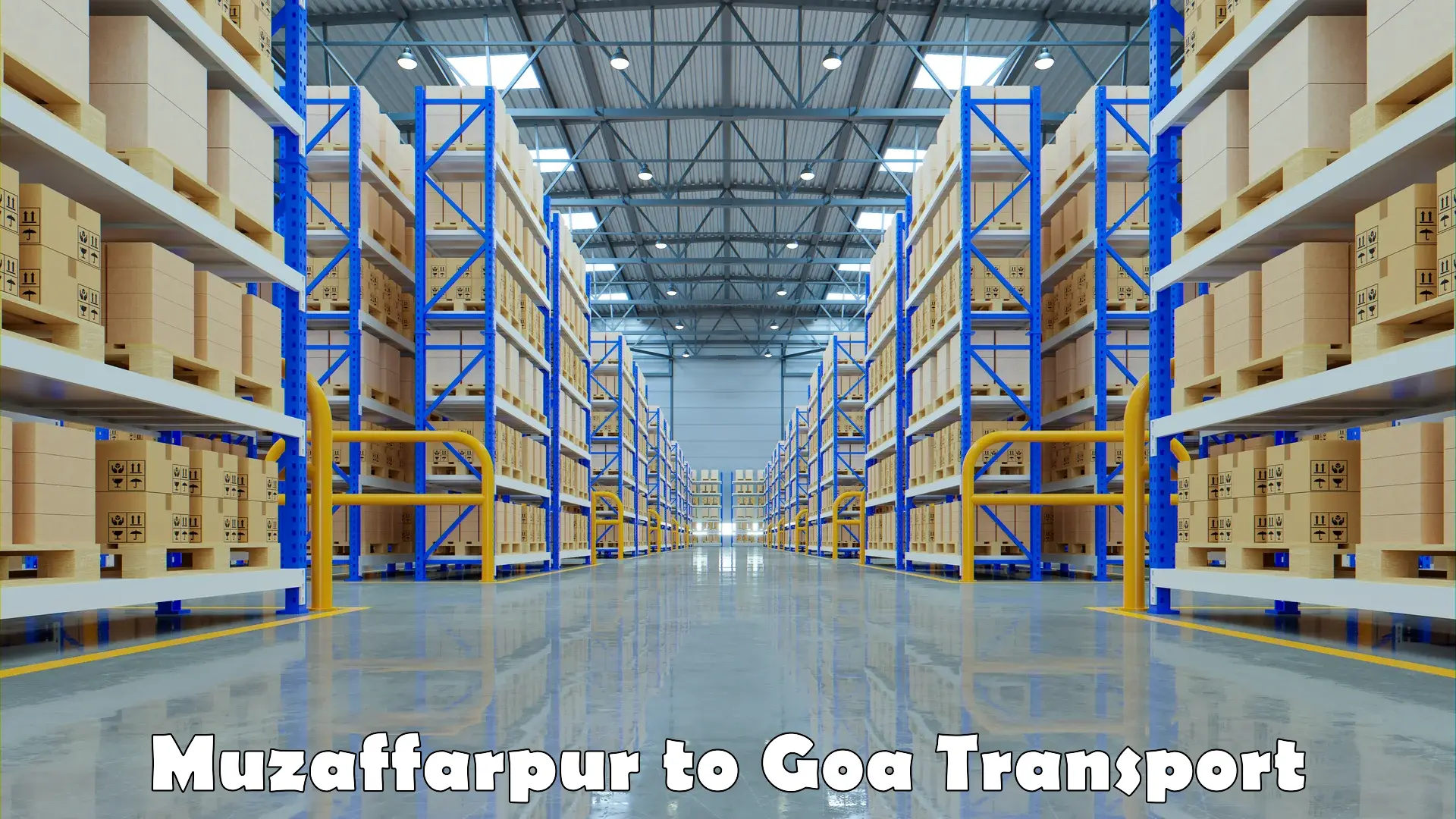 Domestic goods transportation services Muzaffarpur to Goa