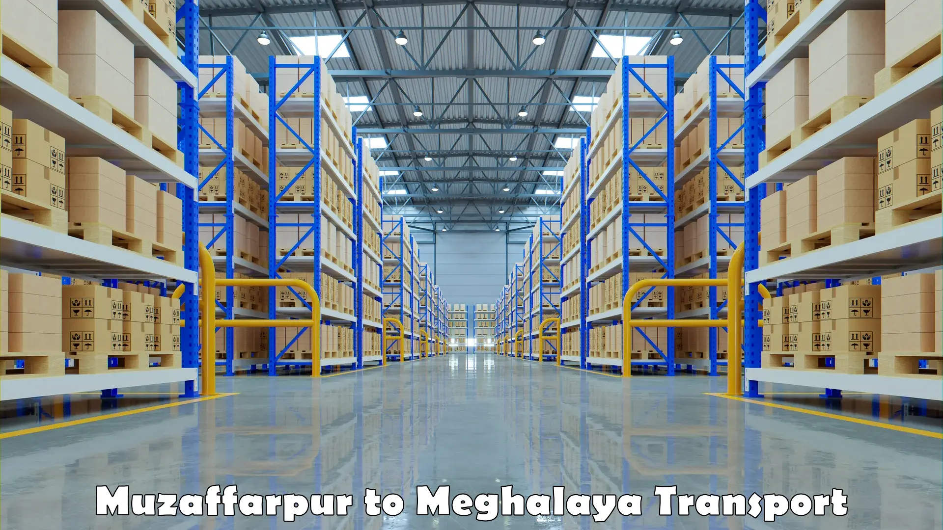 Goods transport services Muzaffarpur to Meghalaya
