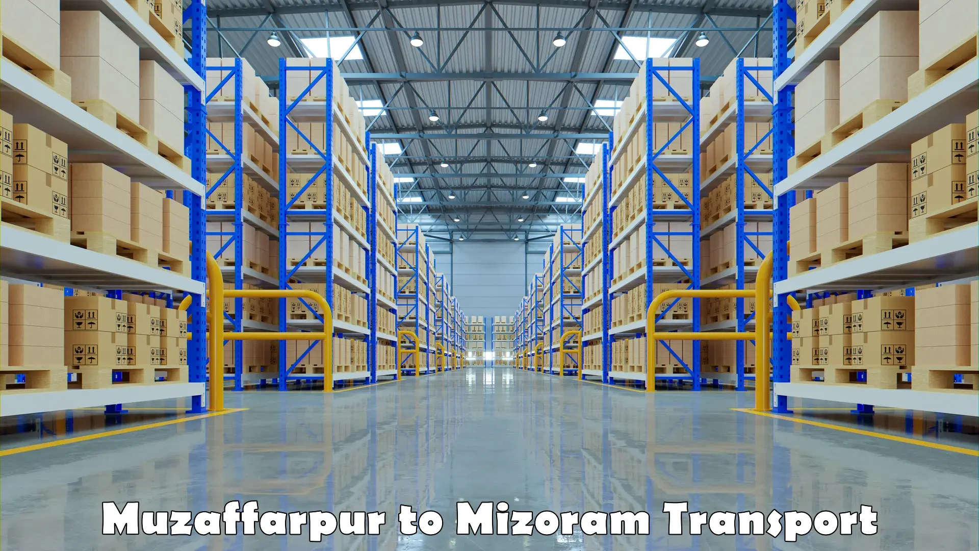 Commercial transport service Muzaffarpur to Mizoram