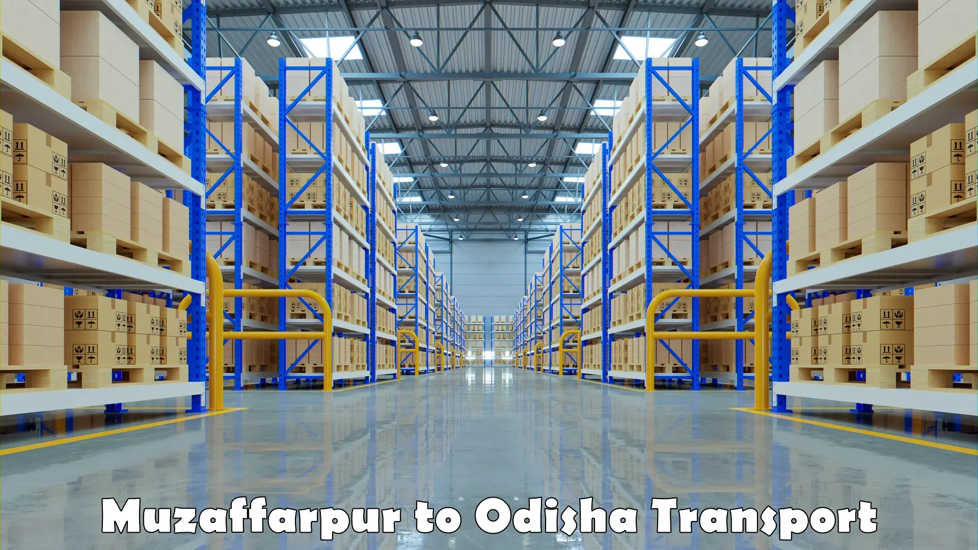 Best transport services in India Muzaffarpur to Odisha