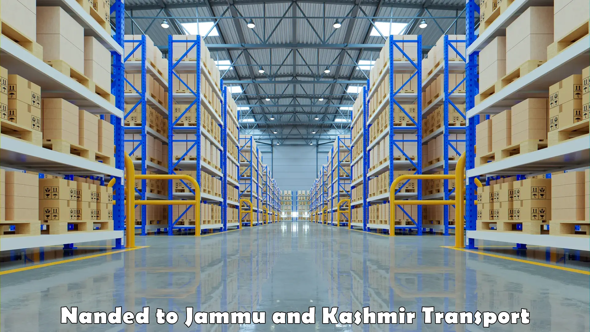 Transportation services in Nanded to University of Kashmir Srinagar