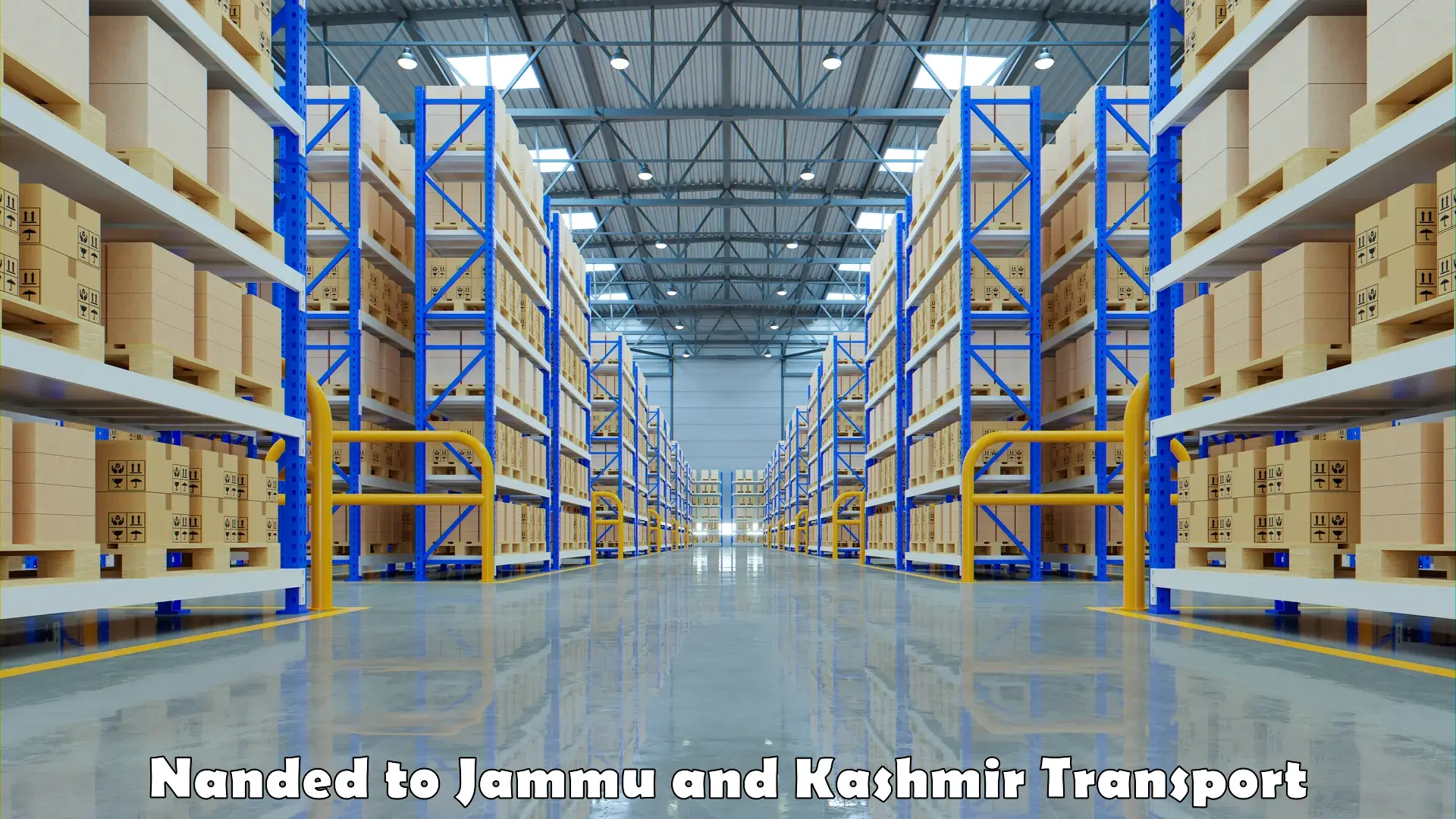 Goods transport services Nanded to Anantnag