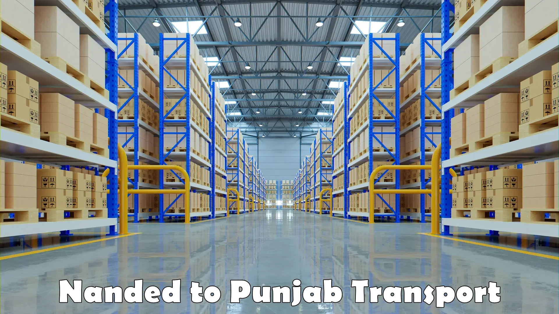 Package delivery services Nanded to Punjab Agricultural University Ludhiana