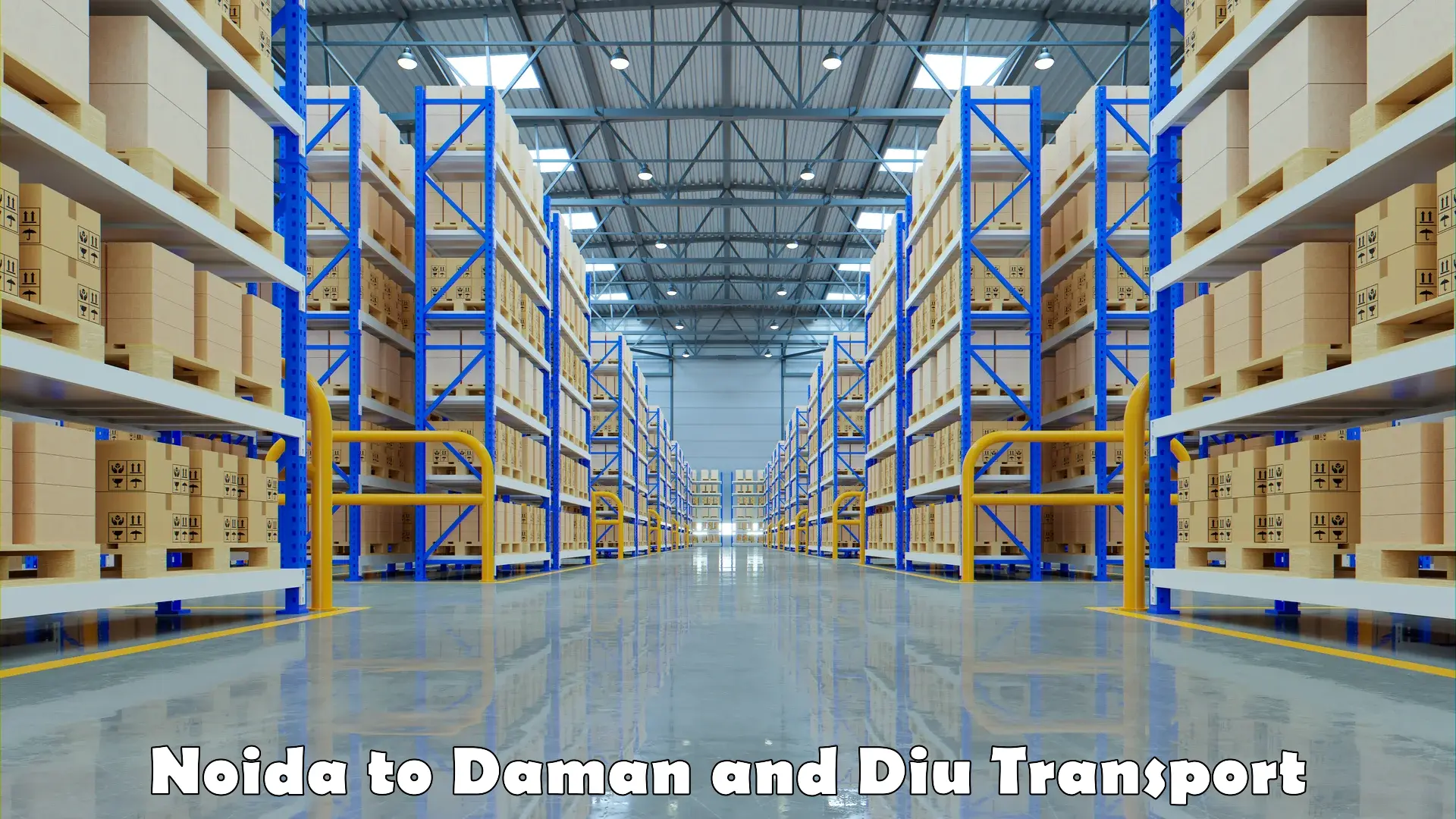 Luggage transport services Noida to Daman and Diu