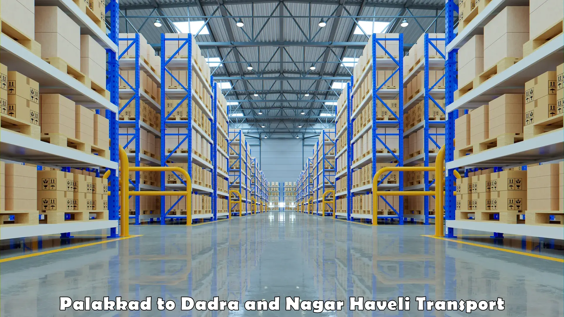 Container transportation services Palakkad to Dadra and Nagar Haveli