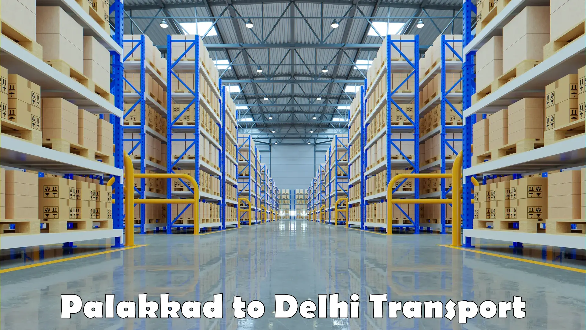 Domestic goods transportation services Palakkad to Delhi