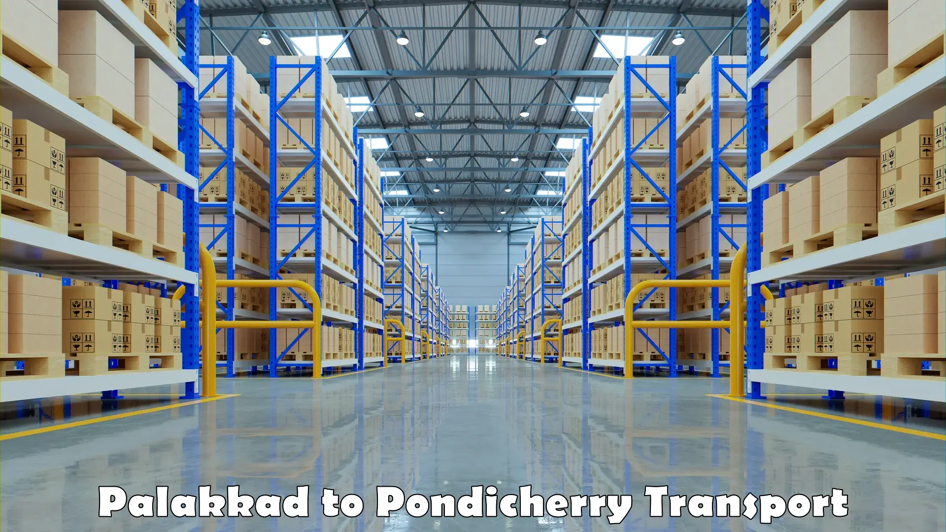 Transport shared services Palakkad to Pondicherry