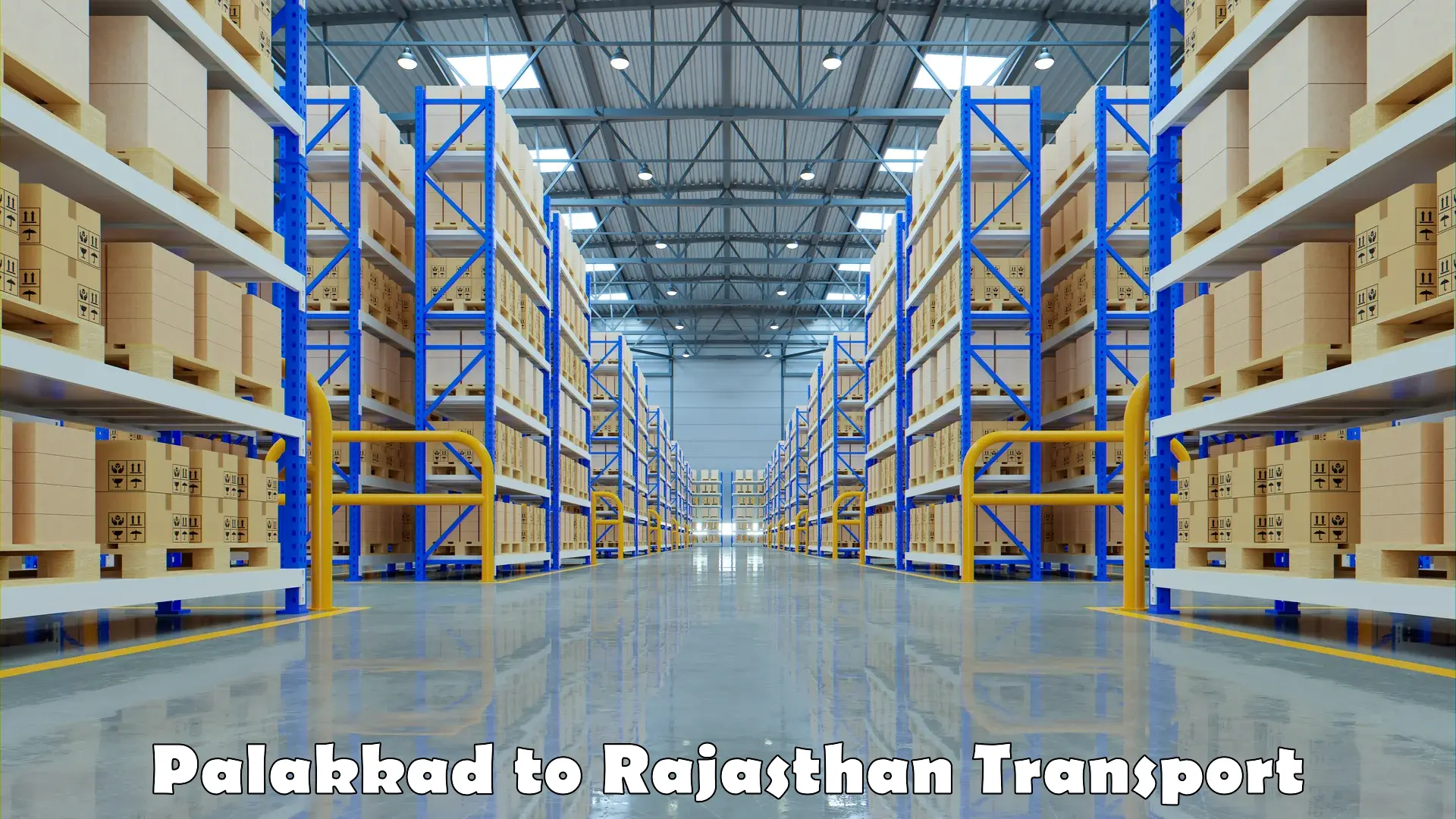 Road transport online services in Palakkad to Rajasthan
