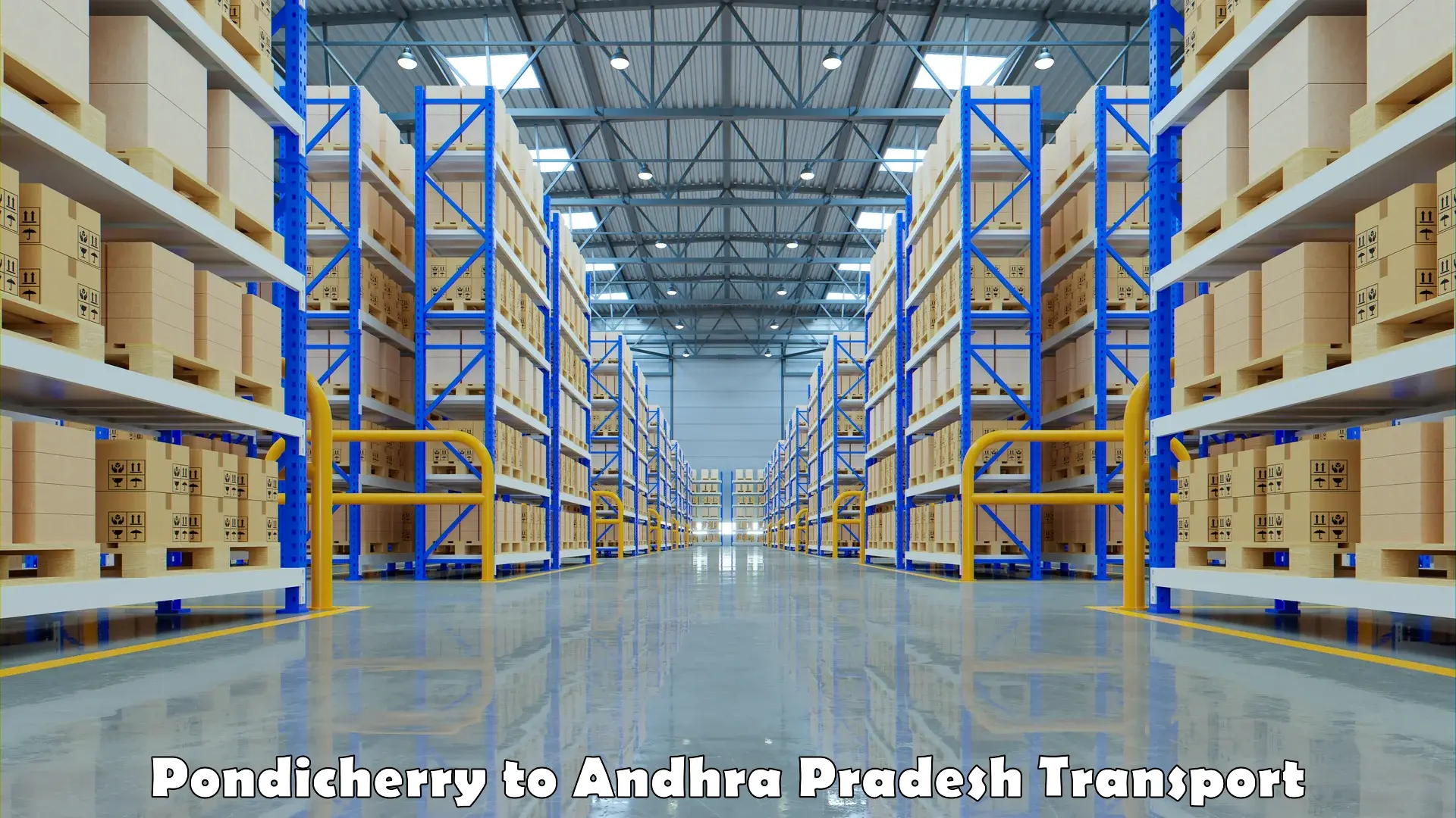 Cargo transportation services Pondicherry to Andhra Pradesh