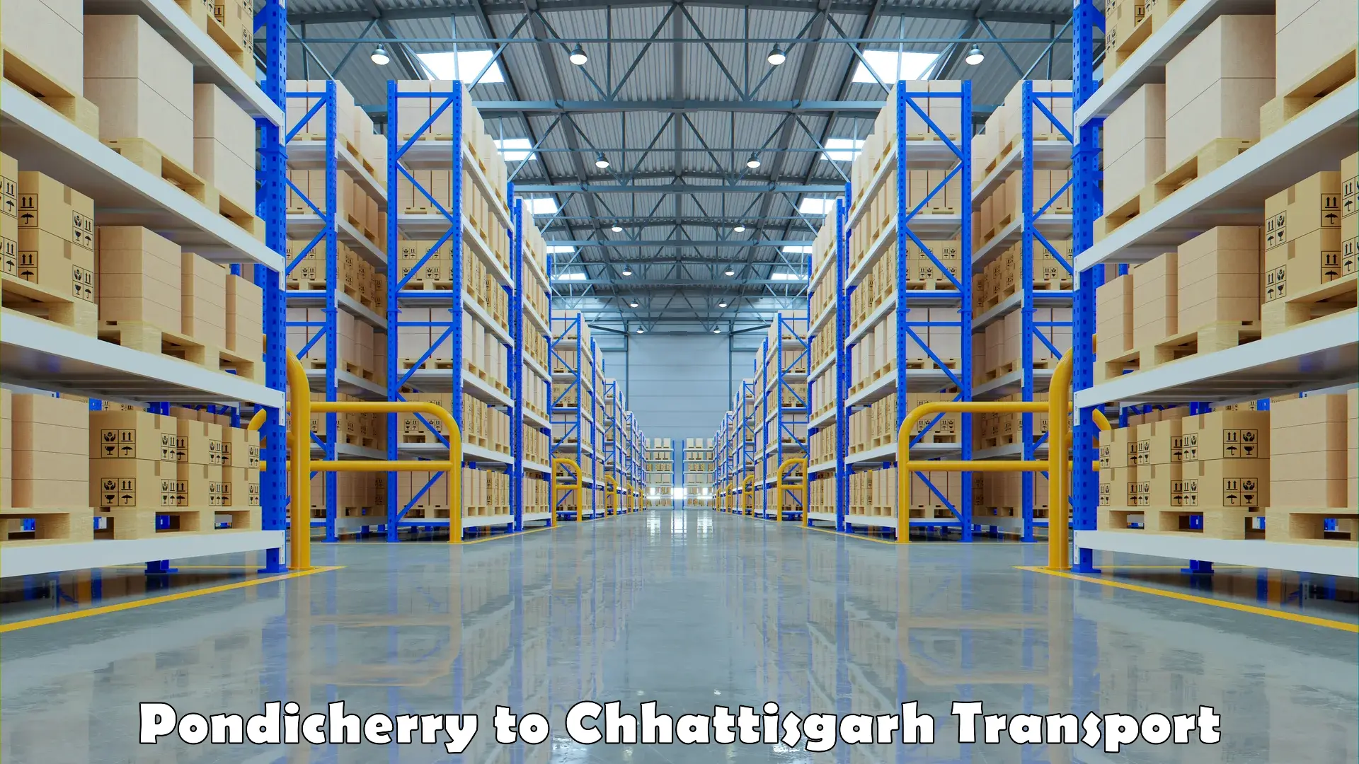 Commercial transport service in Pondicherry to Sarangarh