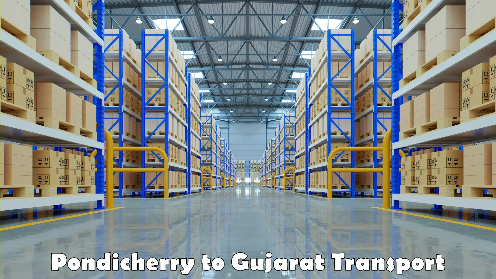 Scooty parcel Pondicherry to Gujarat