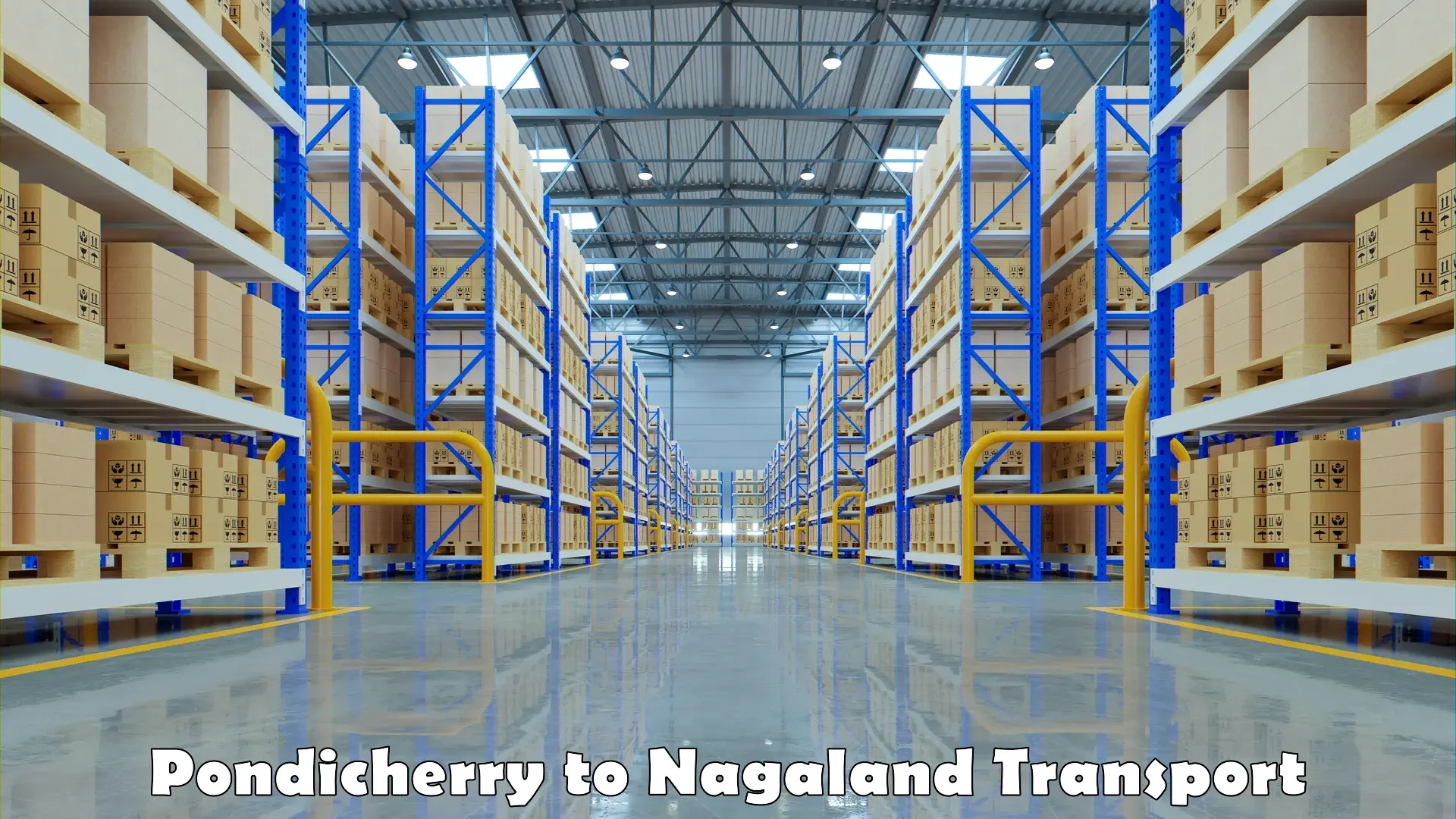 Material transport services Pondicherry to Nagaland