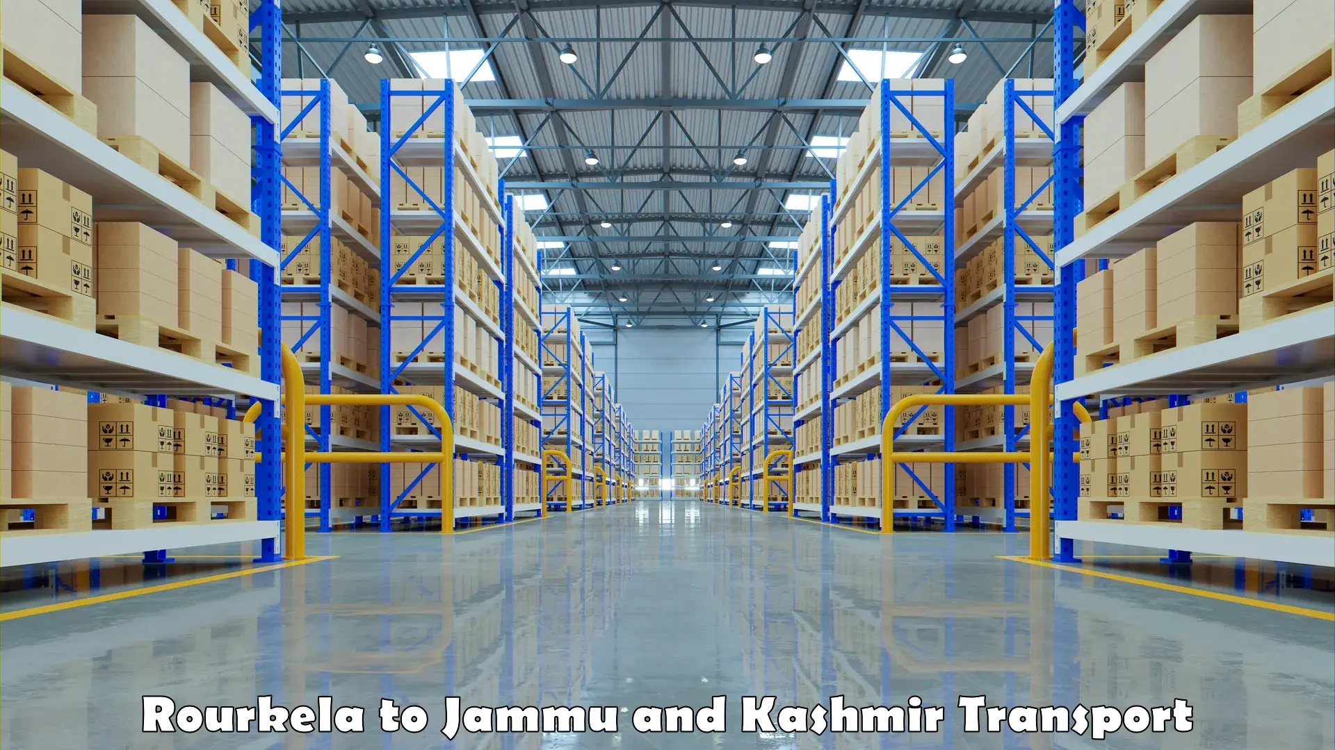 Logistics transportation services Rourkela to Jammu and Kashmir