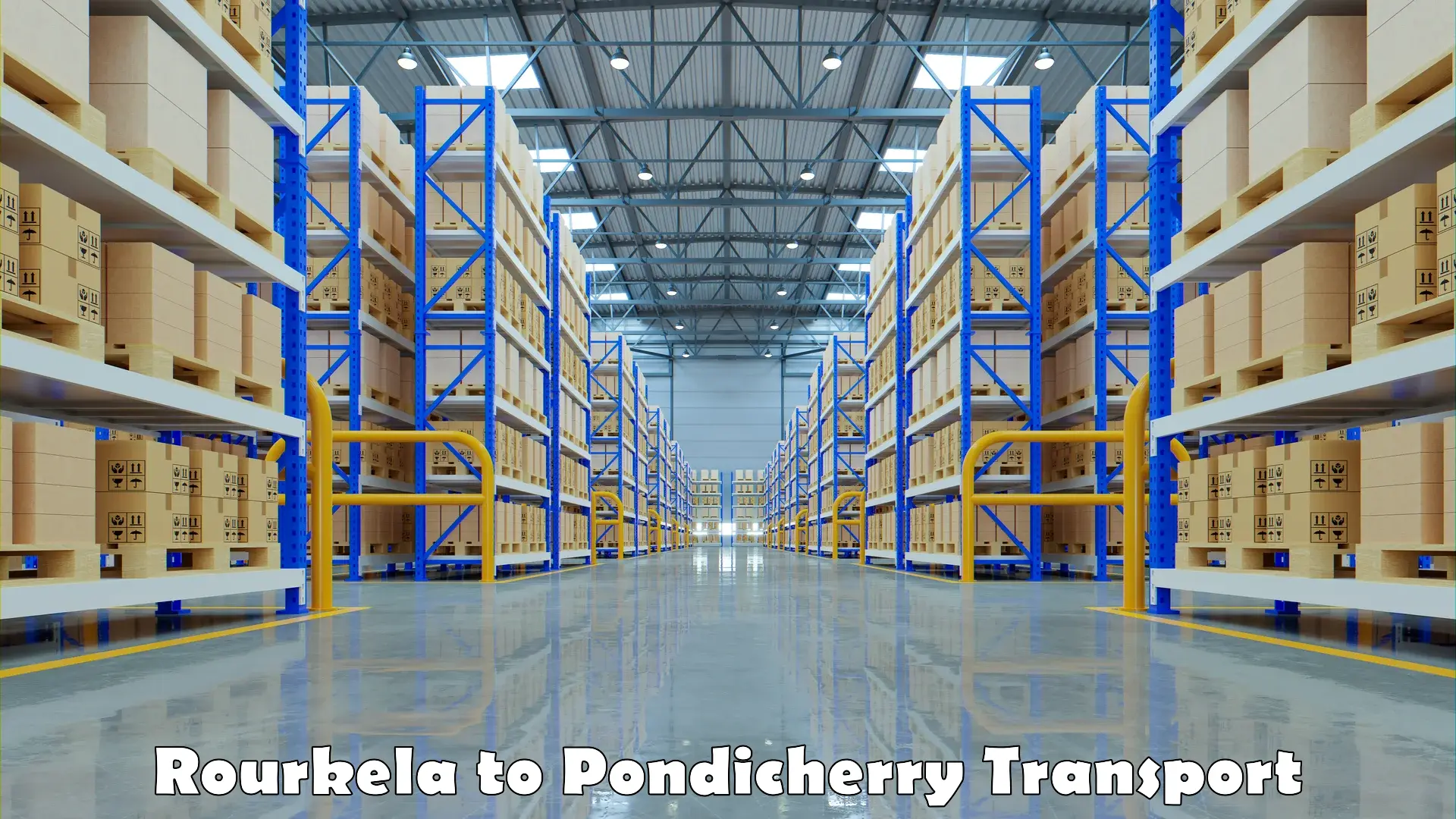 International cargo transportation services Rourkela to Pondicherry