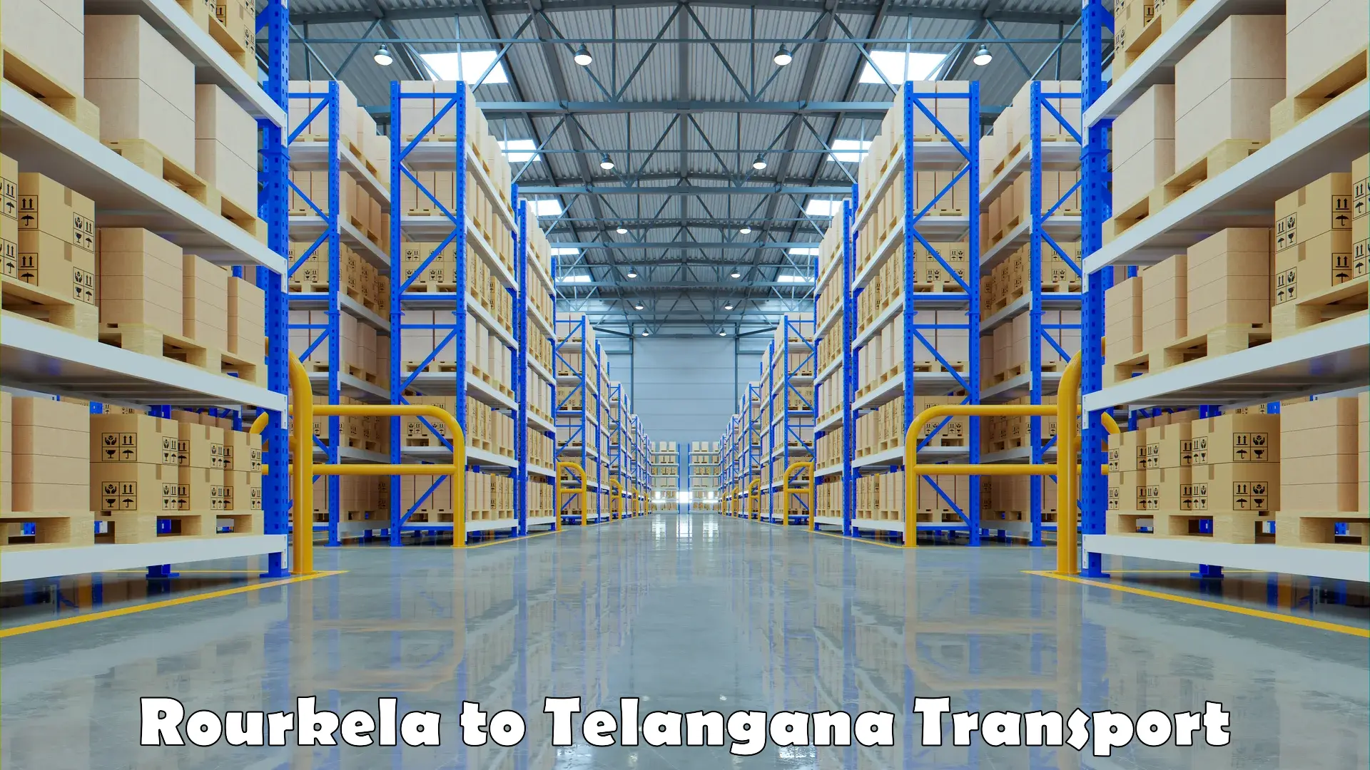 Daily parcel service transport Rourkela to Telangana