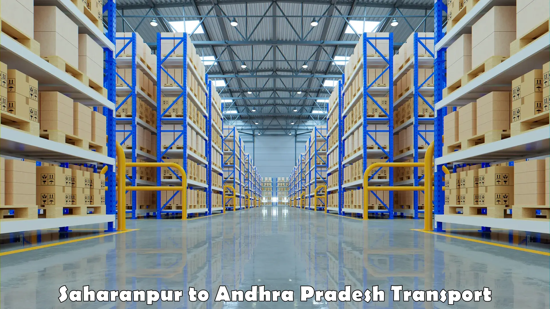 Container transport service Saharanpur to Amadalavalasa