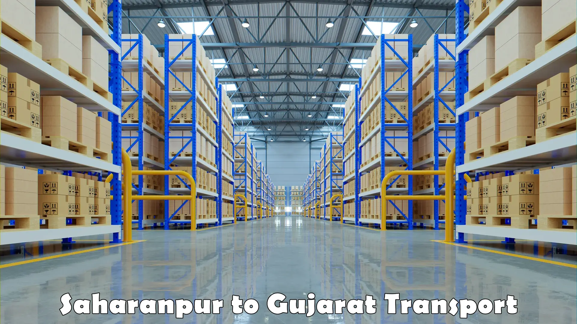 Cargo transportation services Saharanpur to Gujarat