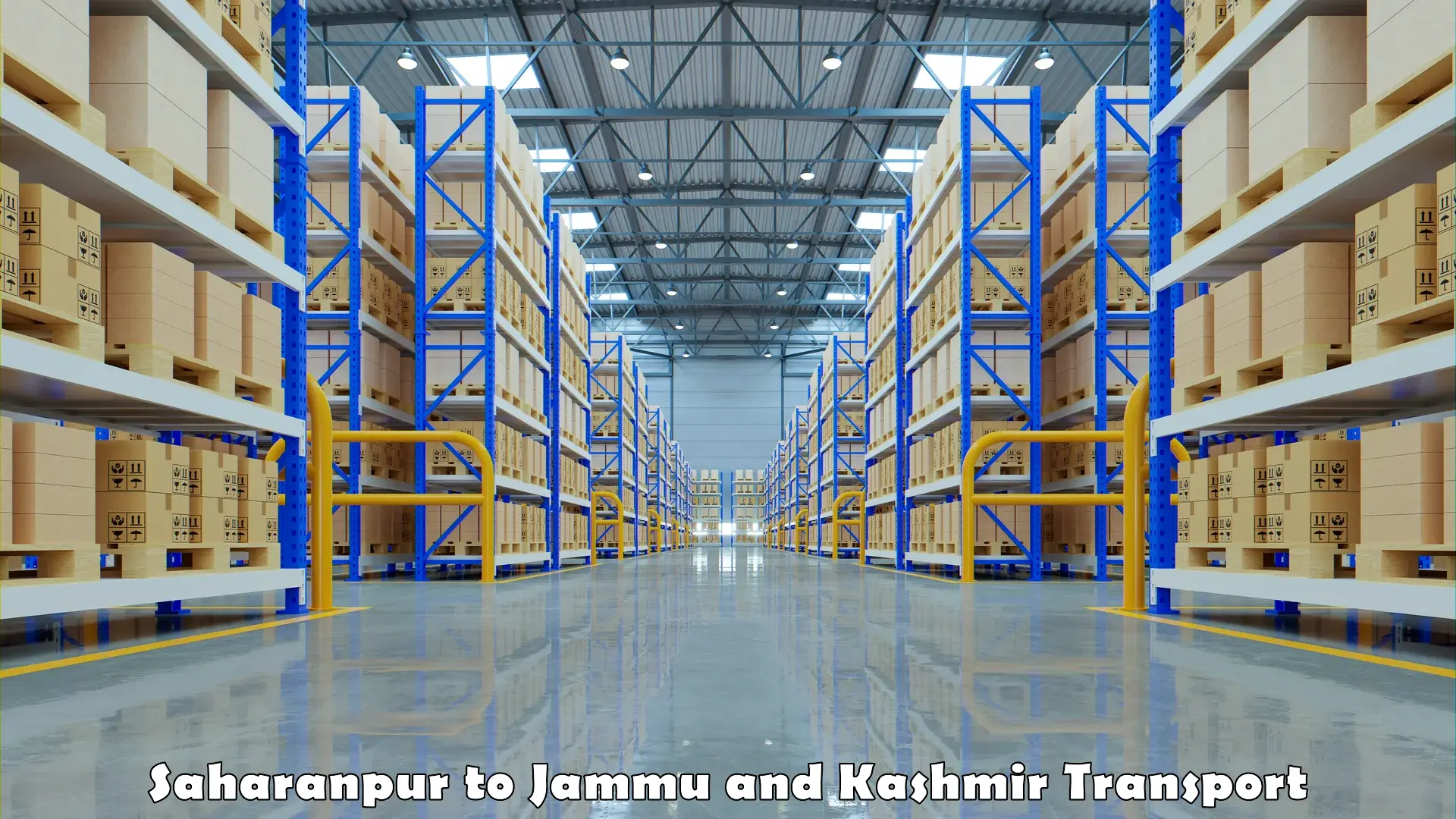 Container transportation services Saharanpur to Budgam