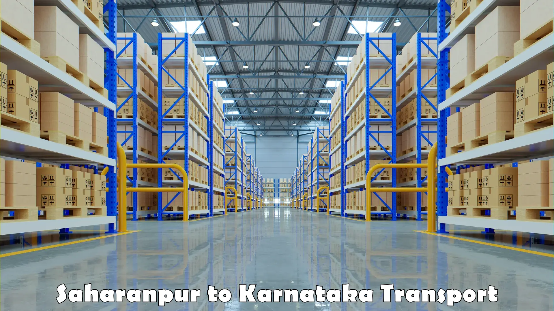 Container transport service Saharanpur to Kushalnagar