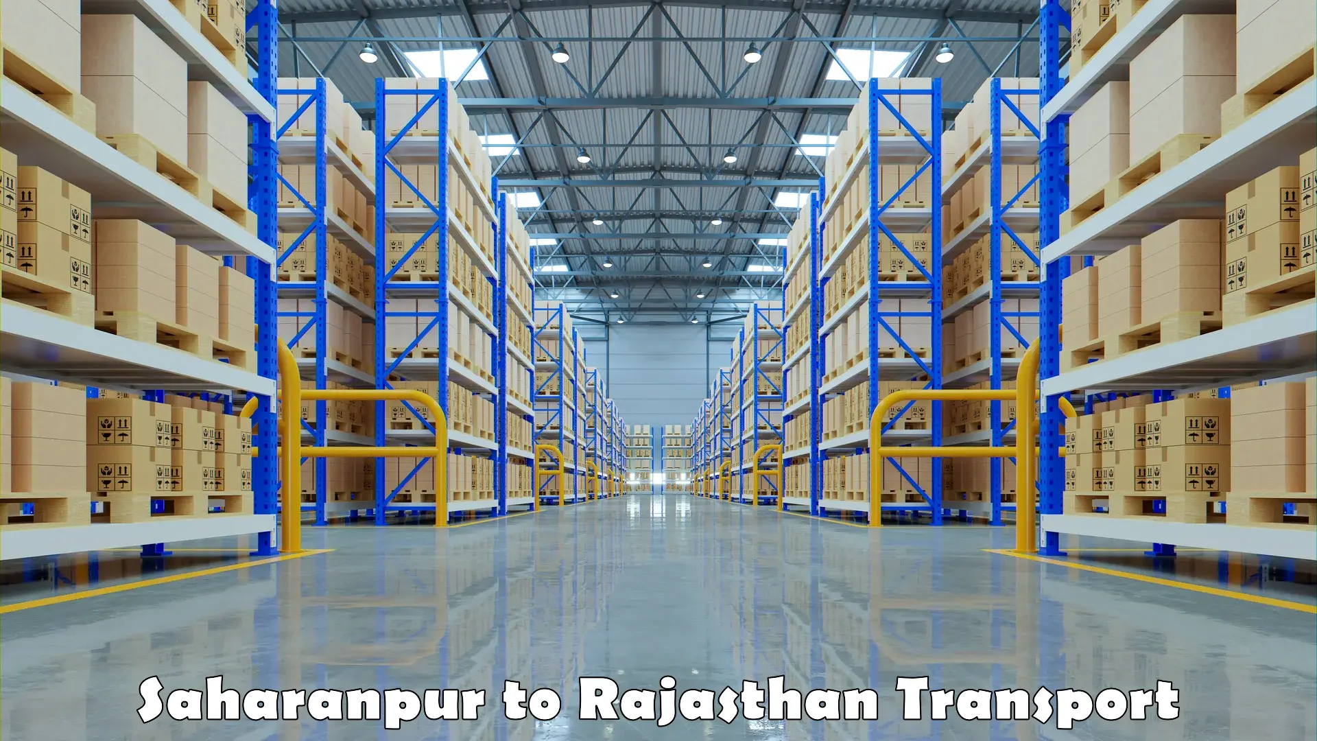 Online transport booking Saharanpur to Rajasthan