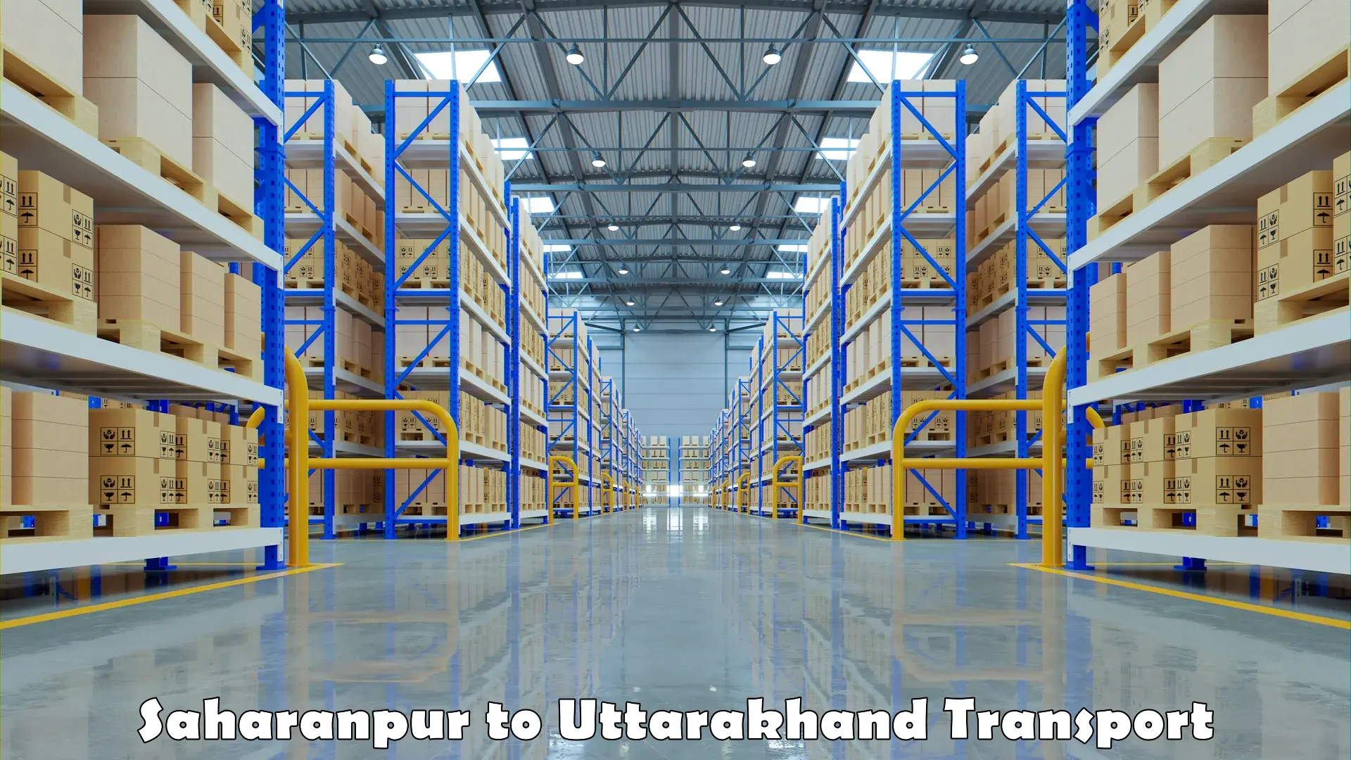 Domestic goods transportation services Saharanpur to Uttarkashi